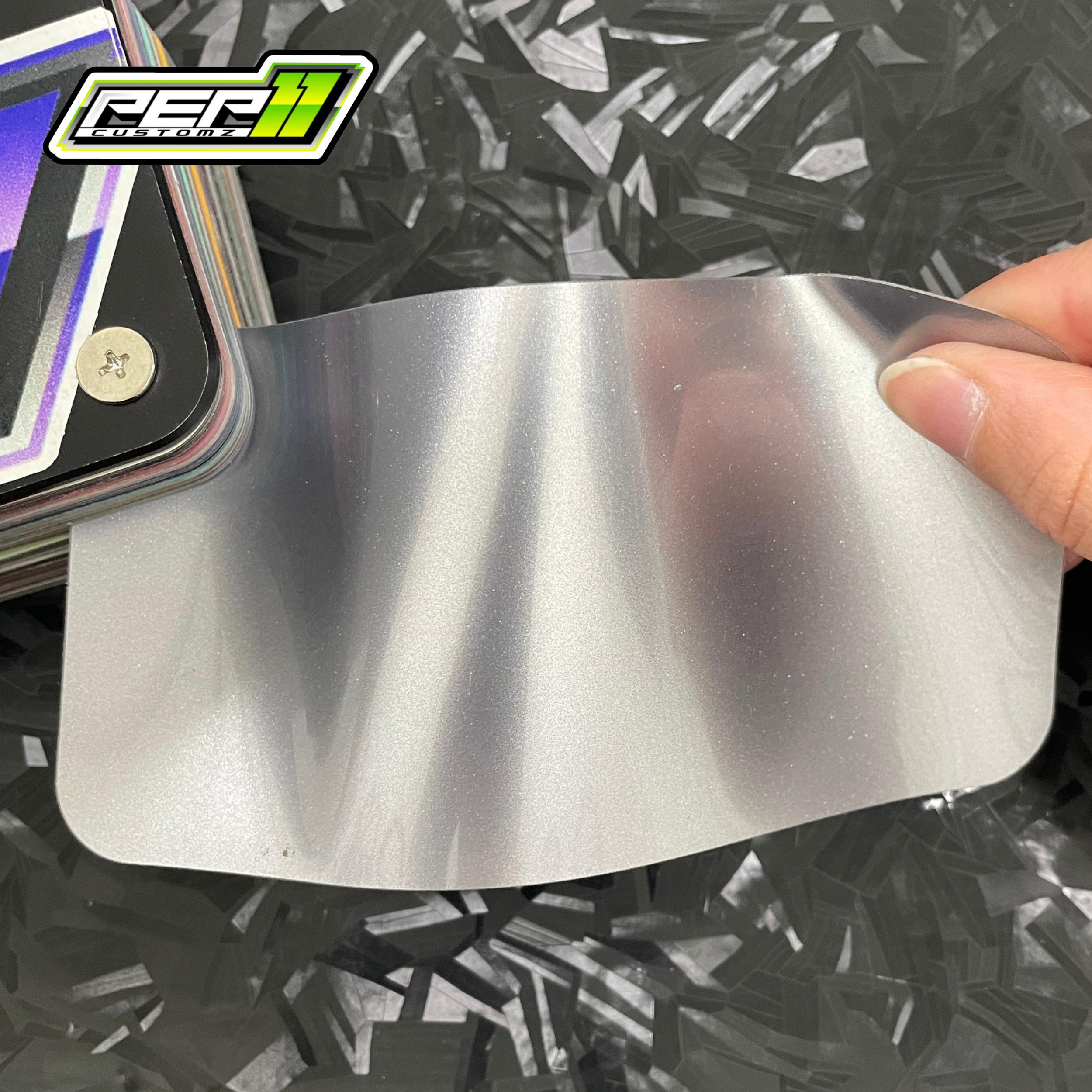 Super Gloss Titanium Steel Gray Metallic - Pep11customz Vinyl Wrap Material (Price does NOT include installation.)