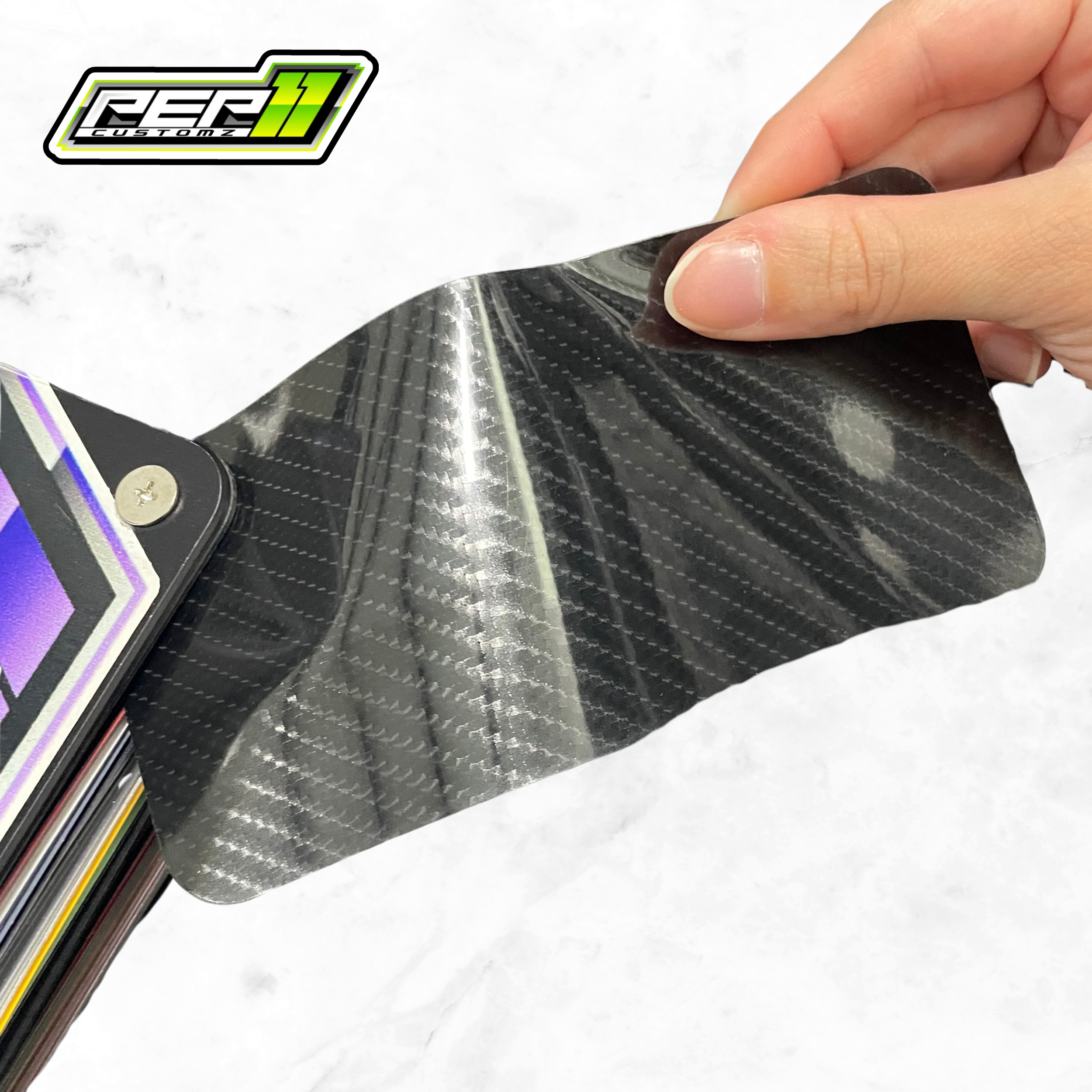 6D Carbon Fiber Black - Pep11customz Vinyl Wrap Material (Price does NOT include installation.)