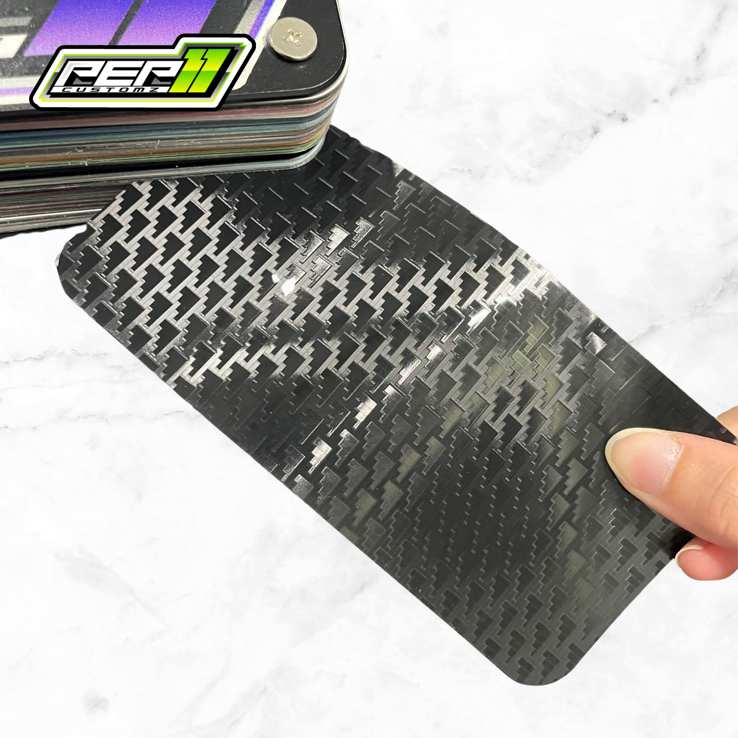 Aircraft Carbon Fiber Pattern - Pep11customz Vinyl Wrap Material (Price does NOT include installation.)