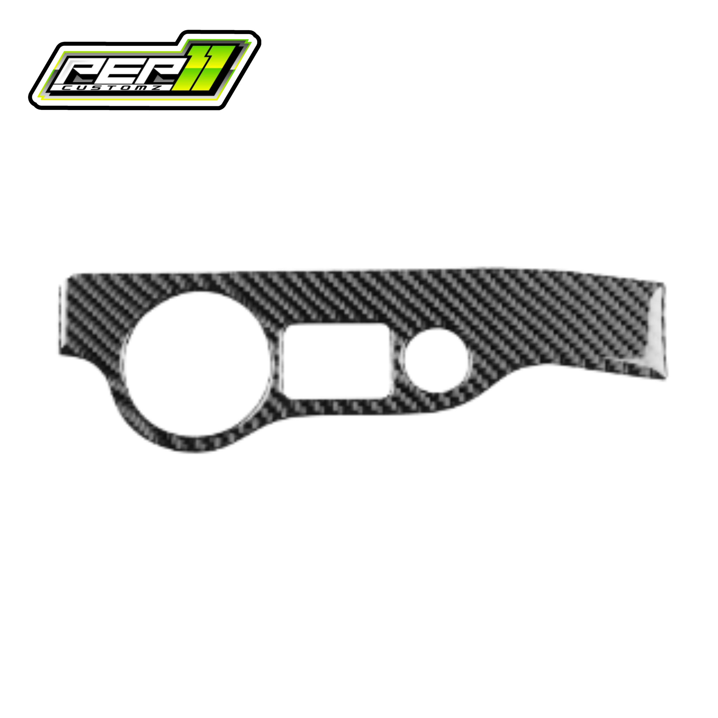 Dodge Charger 2015+ Carbon Fiber Look - Light Knob Area Bezel Cover Piece