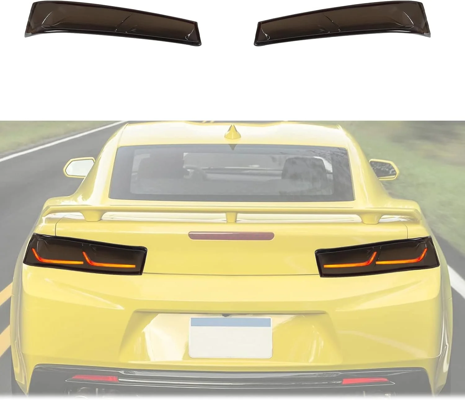 Camaro Tinted Tail Light Covers 2016-18