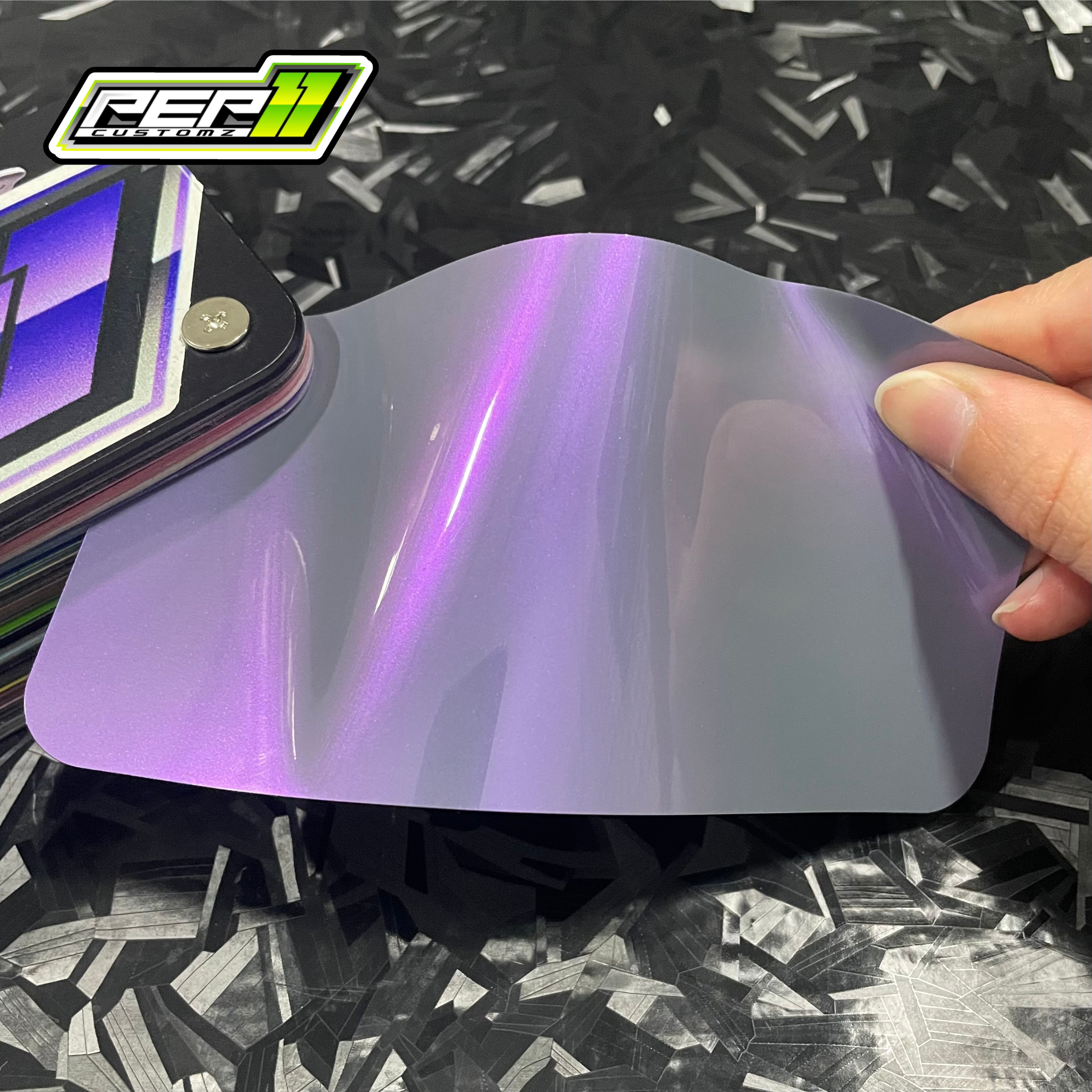 * Super Gloss Dream Gray Purple - Pep11customz Vinyl Wrap Material (Price does NOT include installation.)