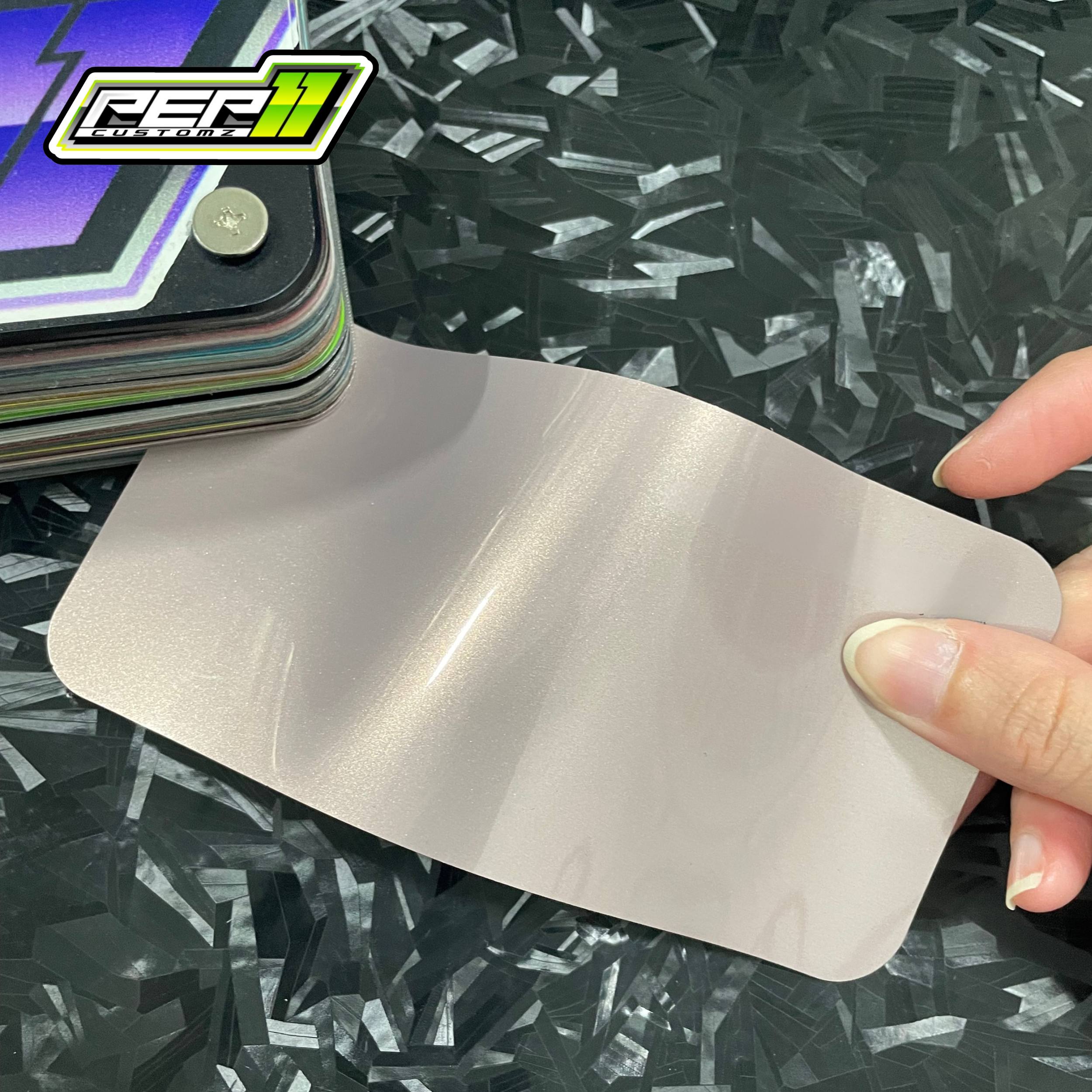 Super Gloss Frozen Berry Light - Pep11customz Vinyl Wrap Material (Price does NOT include installation.)