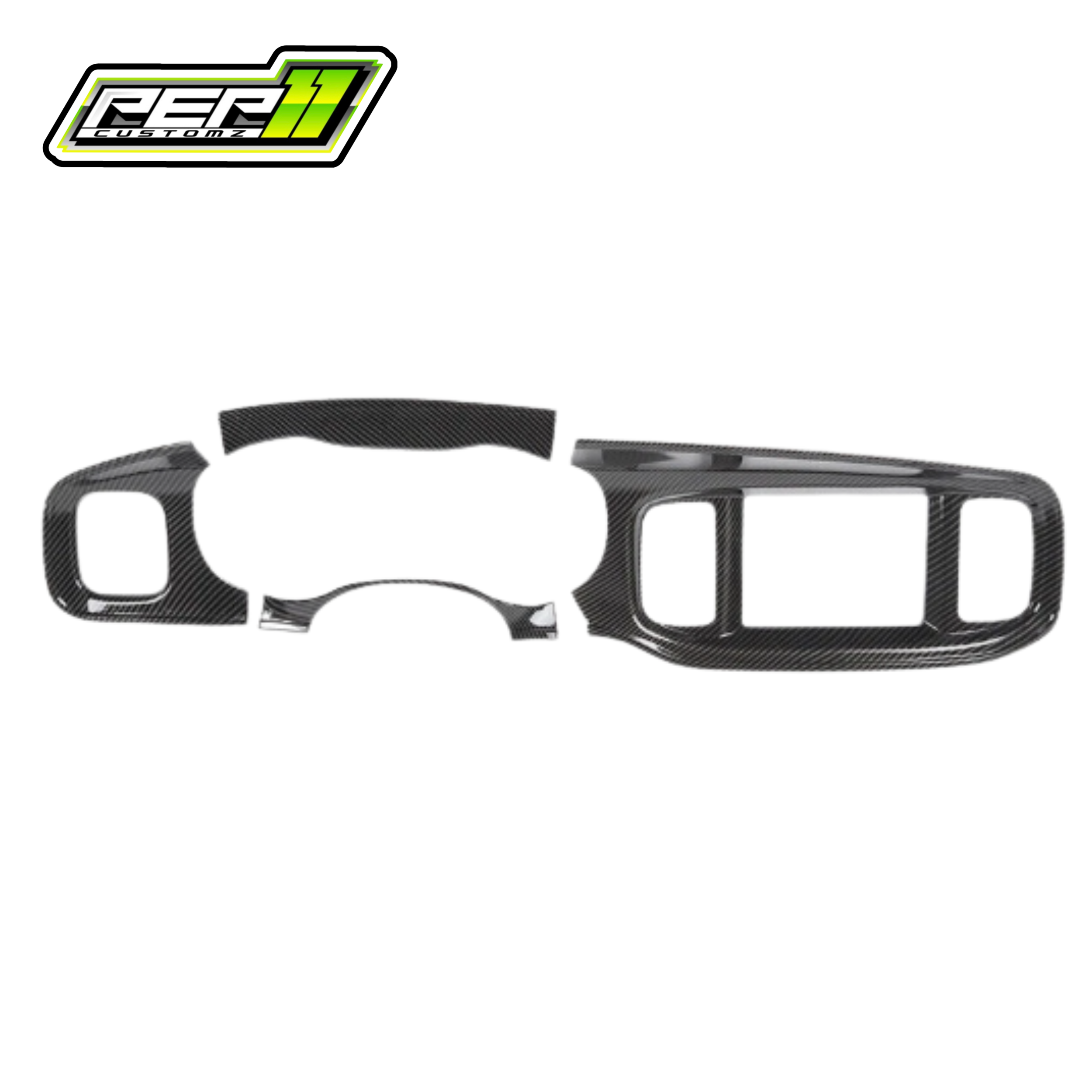 Dodge Charger 2015+ Carbon Fiber Look - Dash Panel Trim Pieces