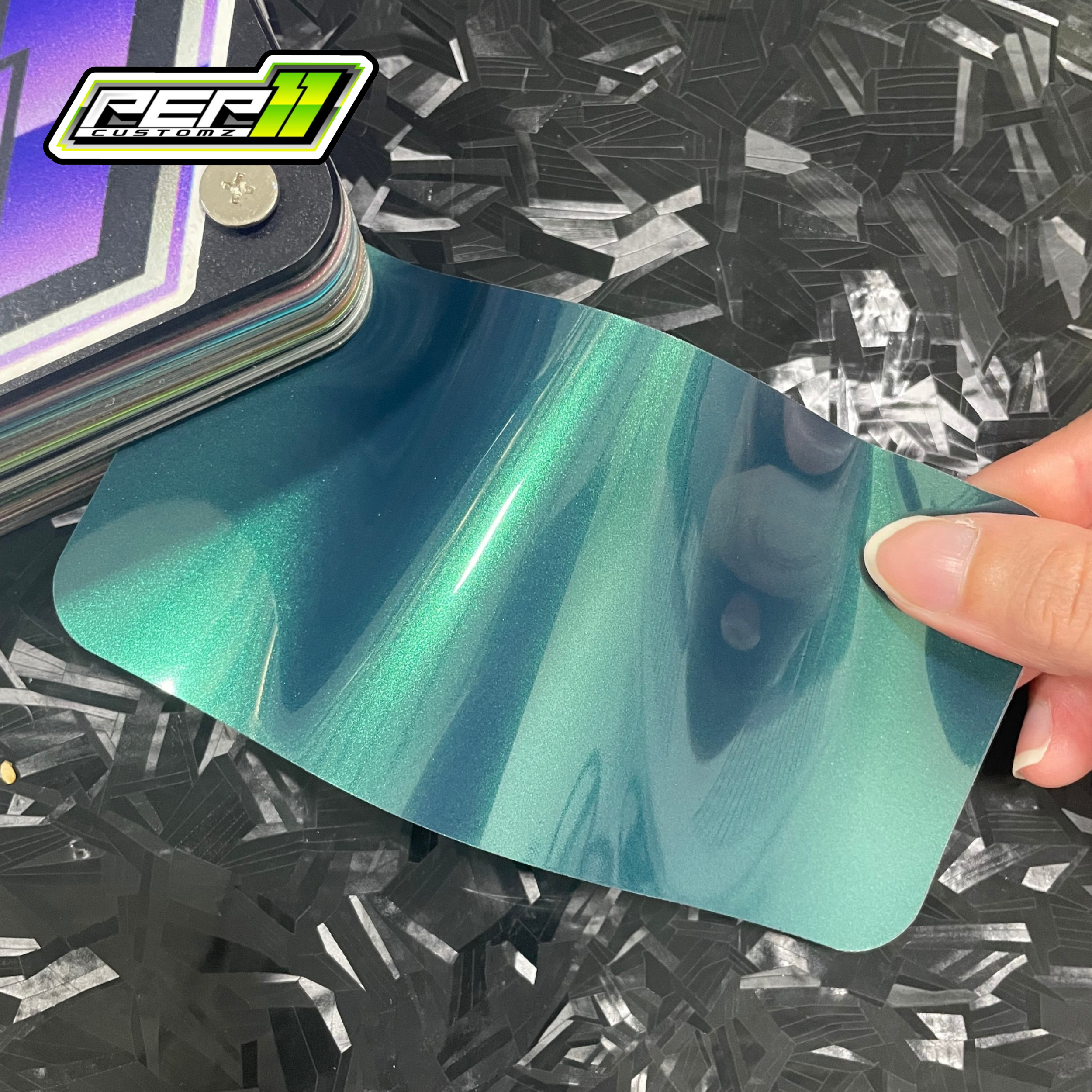 Super Gloss Coral Jade Green - Pep11customz Vinyl Wrap Material (Price does NOT include installation.)