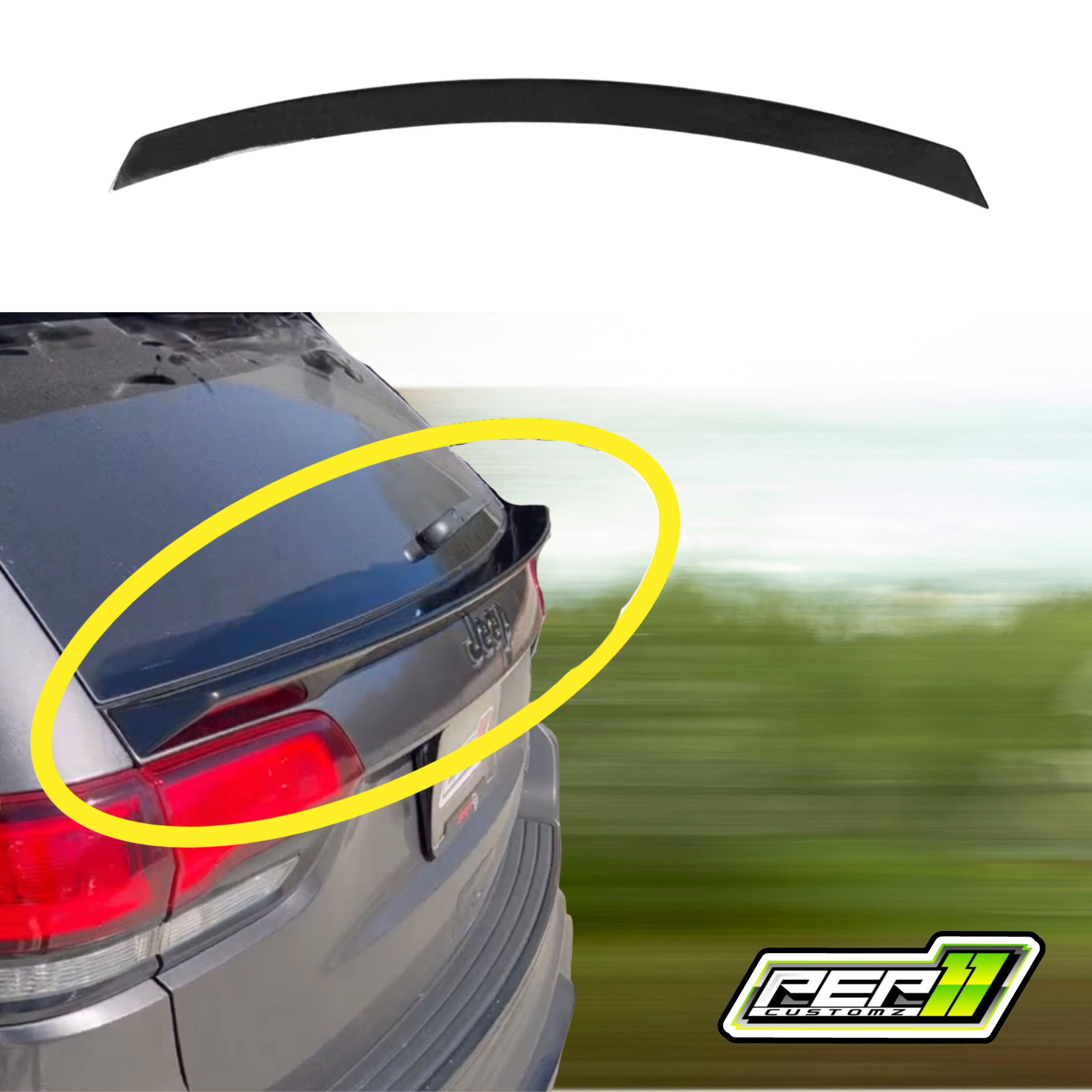 Jeep Grand Cherokee Mid Spoiler