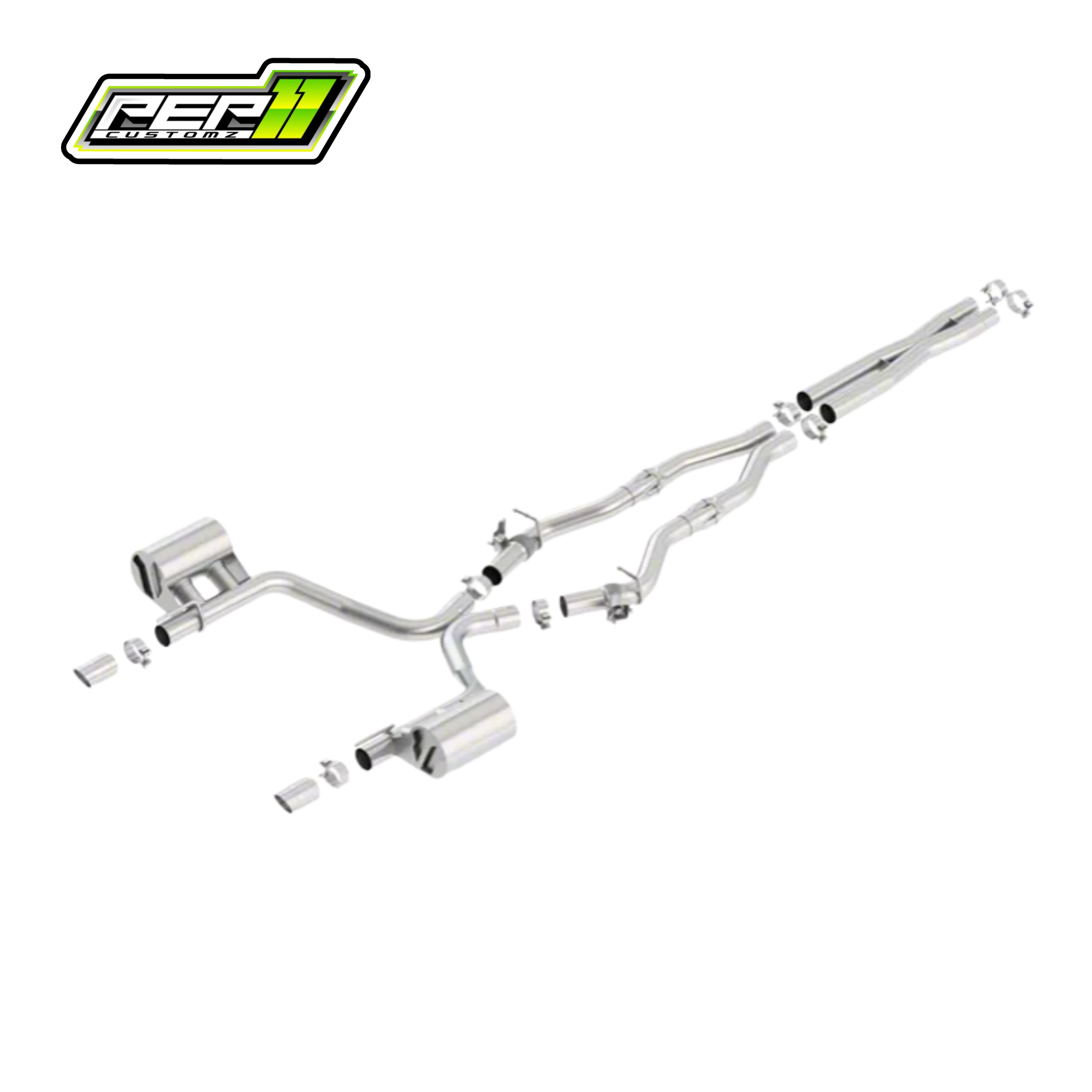 Borla ATAK Cat-Back 17-23 5.7L HEMI Charger Exhaust with Replacement Valves w/ MDS Valves
