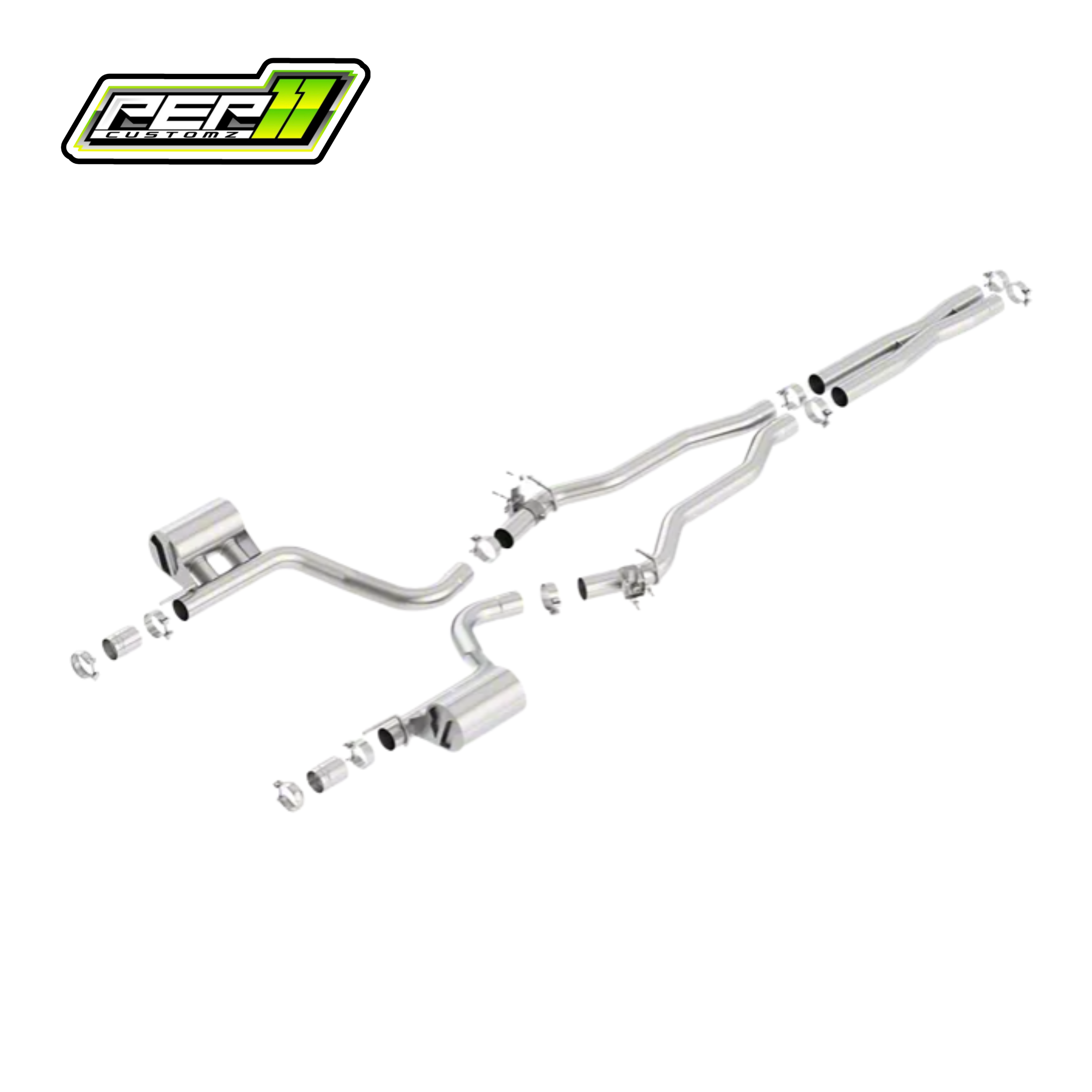 Borla ATAK Cat-Back 15-23 6.2L HEMI Charger Exhaust with Replacement Valves