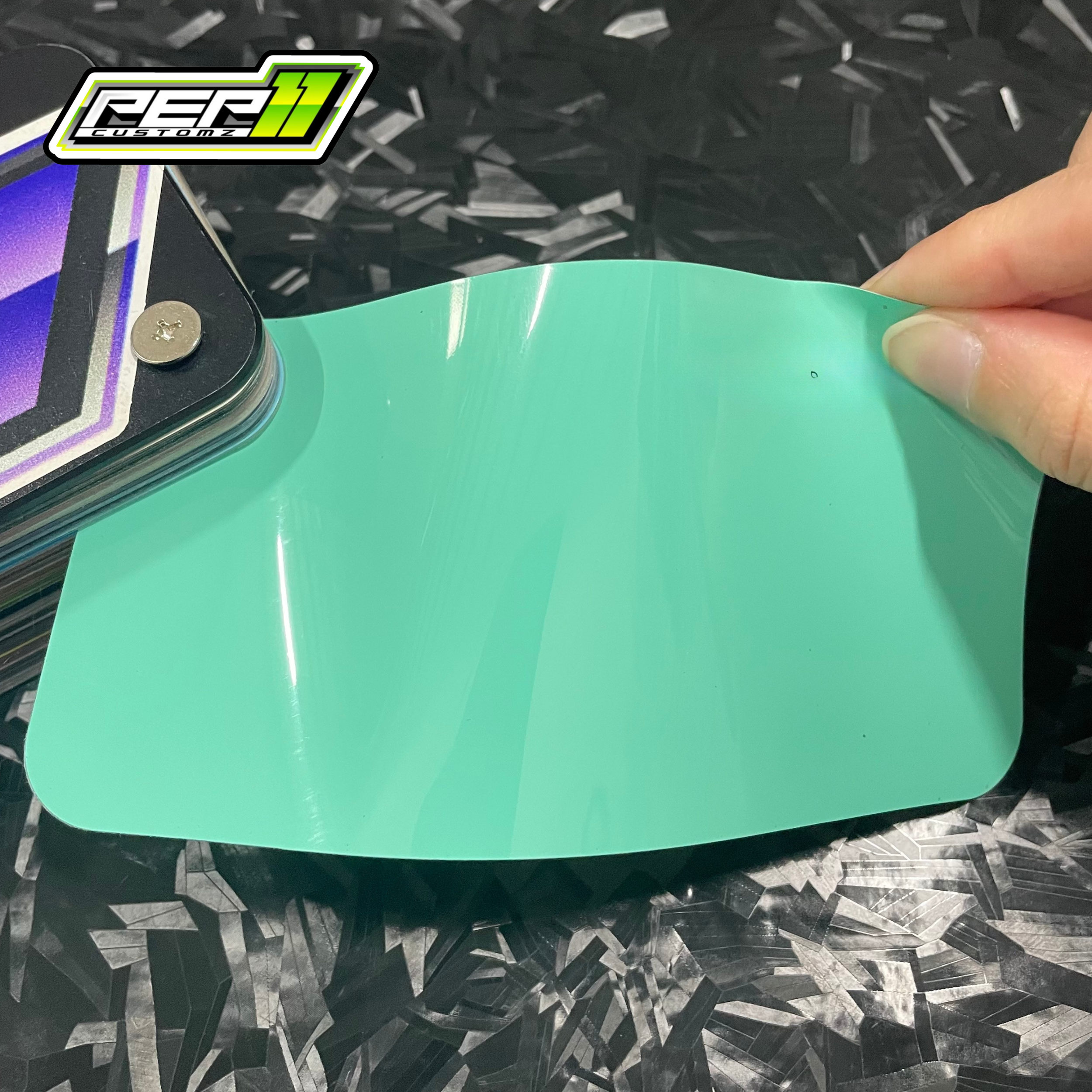 Super Gloss Porsche Mint Green - Pep11customz Vinyl Wrap Material (Price does NOT include installation.)