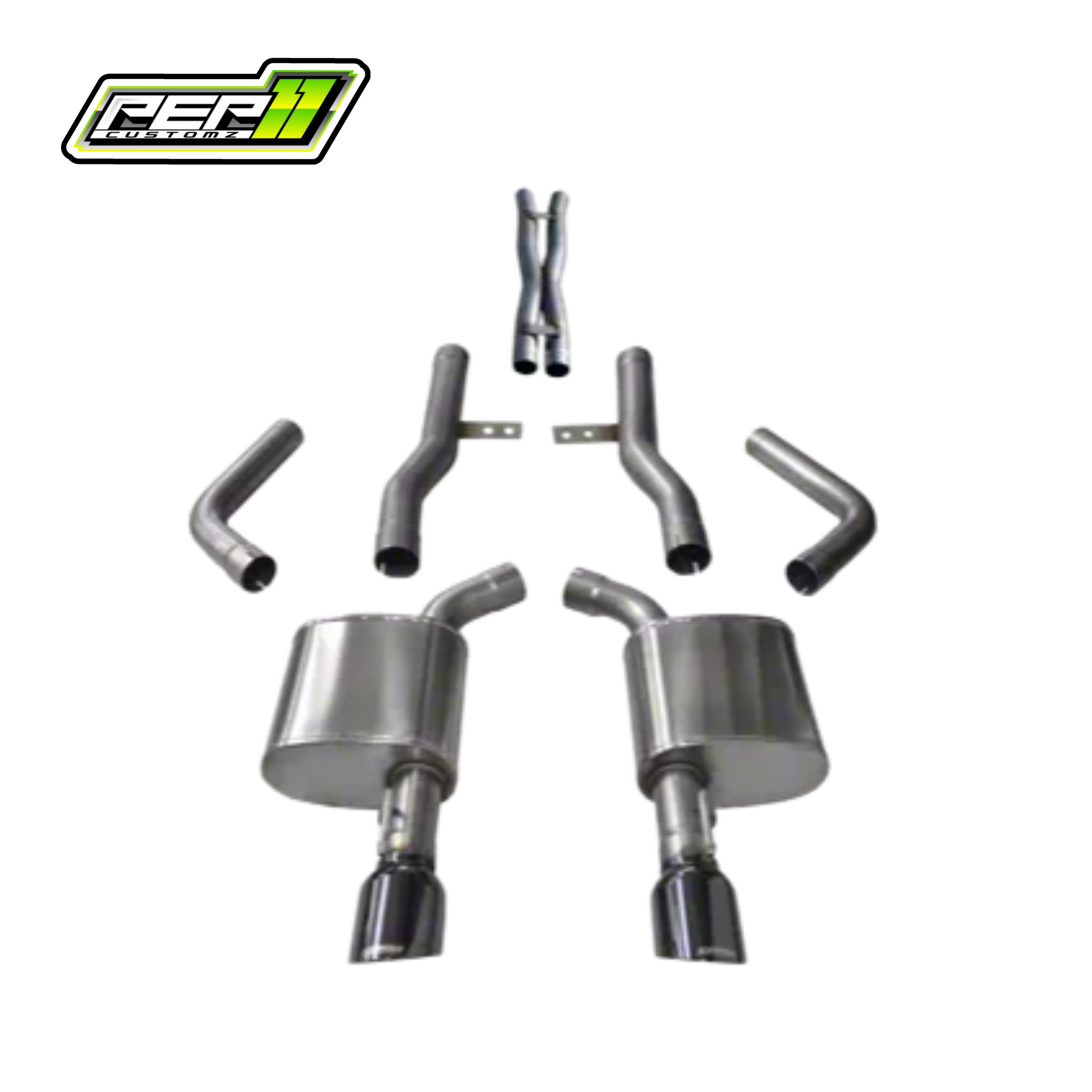 Corsa Performance Xtreme Cat-Back 17-23 5.7L HEMI Charger Exhaust with Black Tips w/ MDS Valves