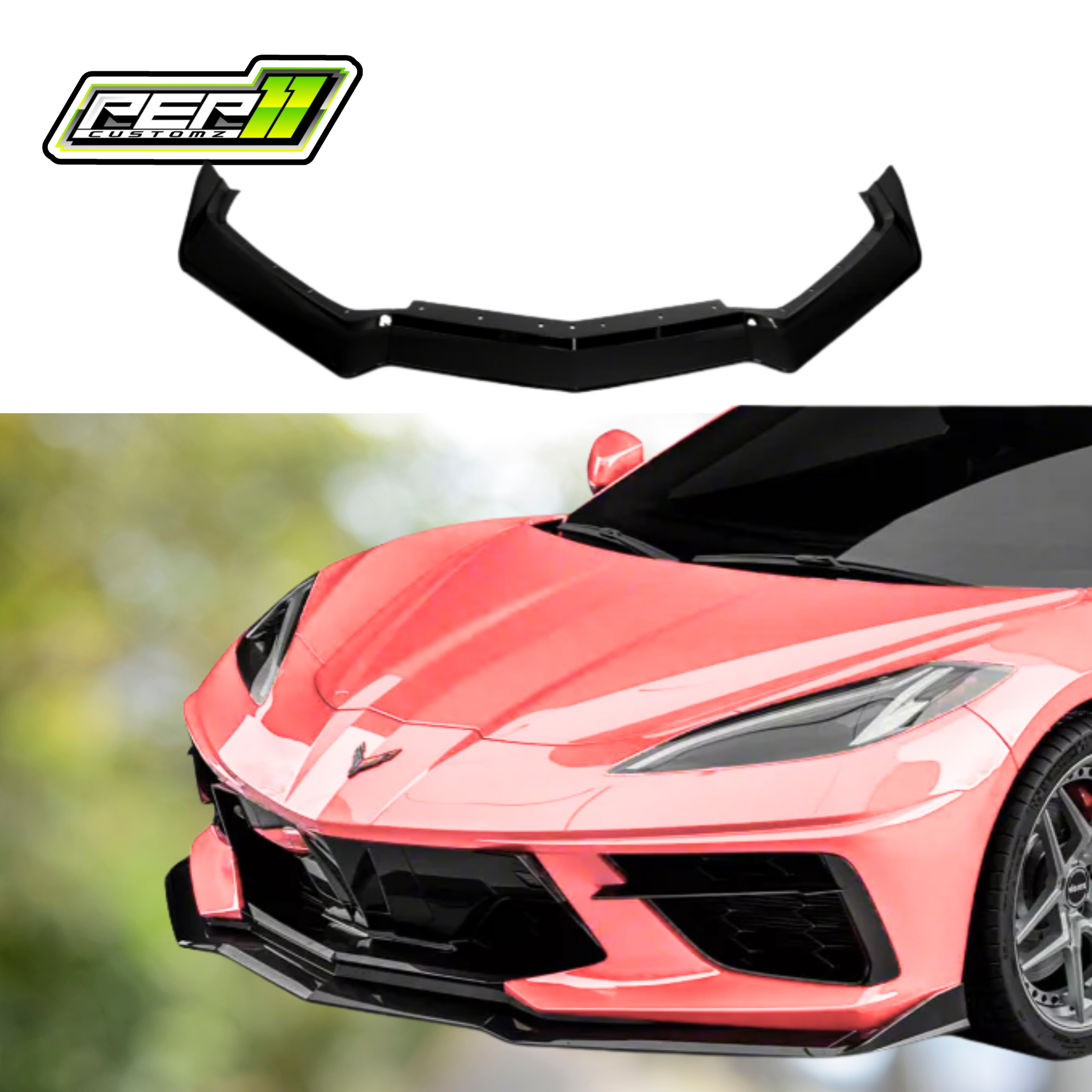 Corvette C8 V1 Lip Gloss black