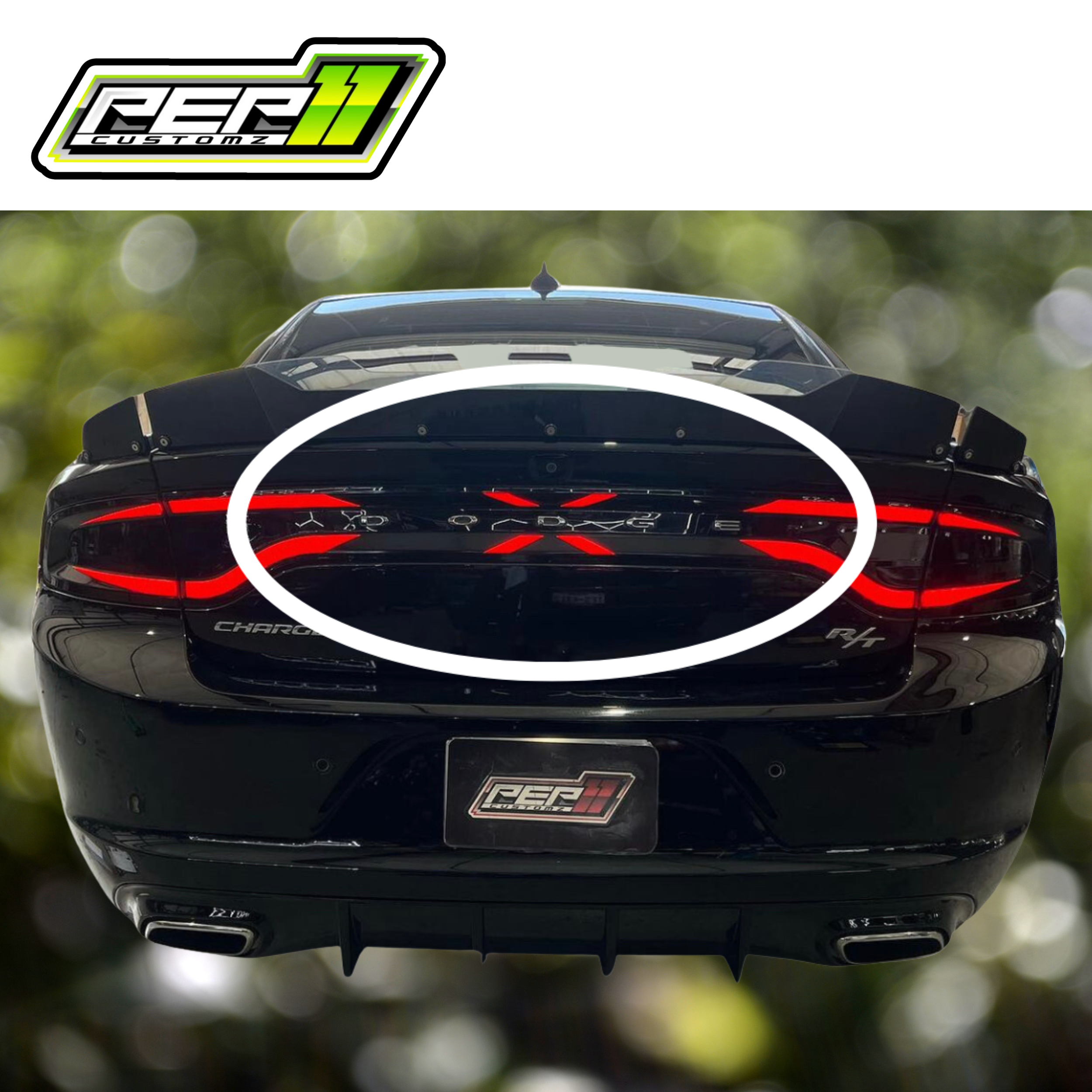 Charger X Tint Tail light Kit 2015+