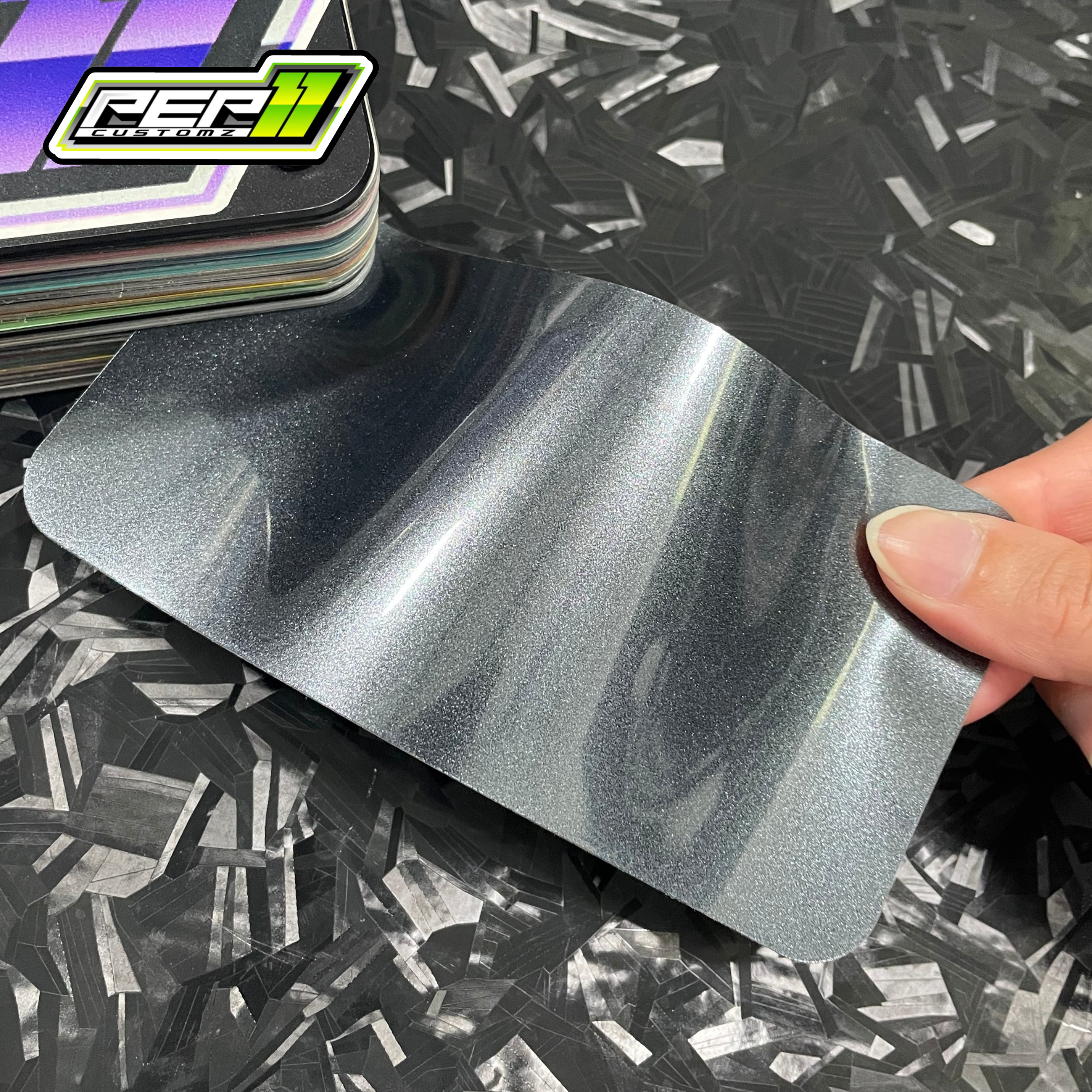 Super Gloss Mercedes Moonlight Gray - Pep11customz Vinyl Wrap Material (Price does NOT include installation.)