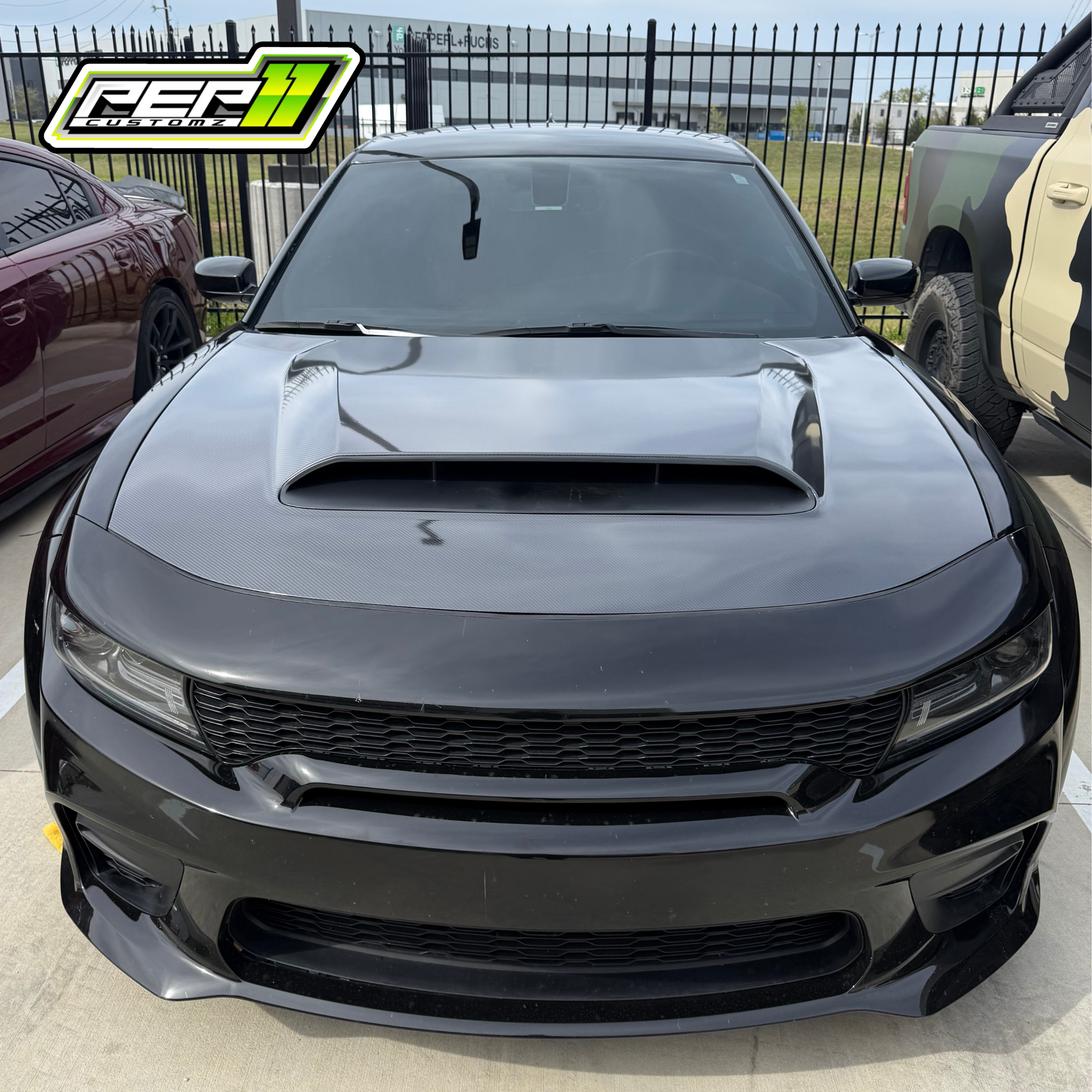 Dodge Charger Demon Carbon Fiber Hood *WE DO NOT SHIP HOODS OR BUMPERS; PICKUP FROM OUR SHOP LOCATIONS ONLY*