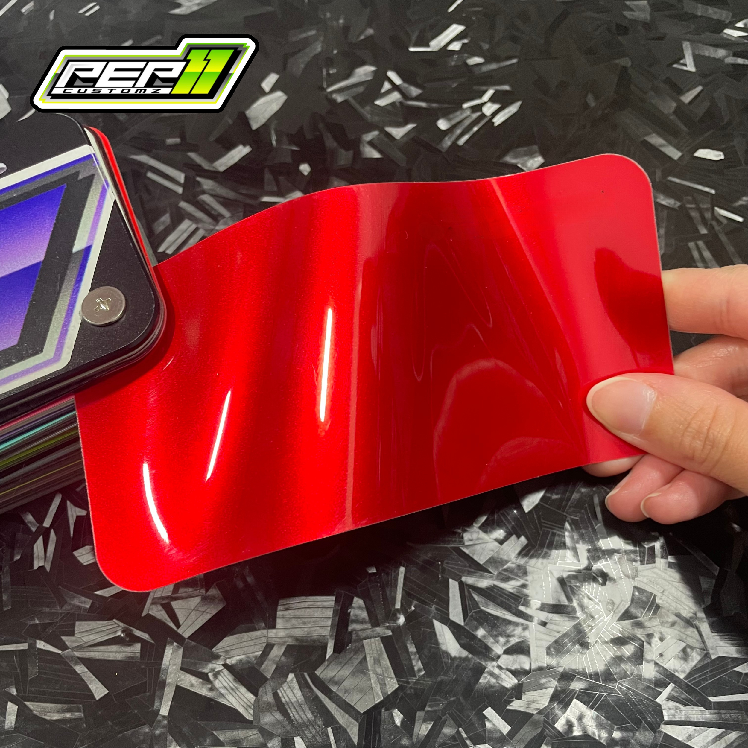 * Super Gloss Mazda Soul Red - Pep11customz Vinyl Wrap Material (Price does NOT include installation.)