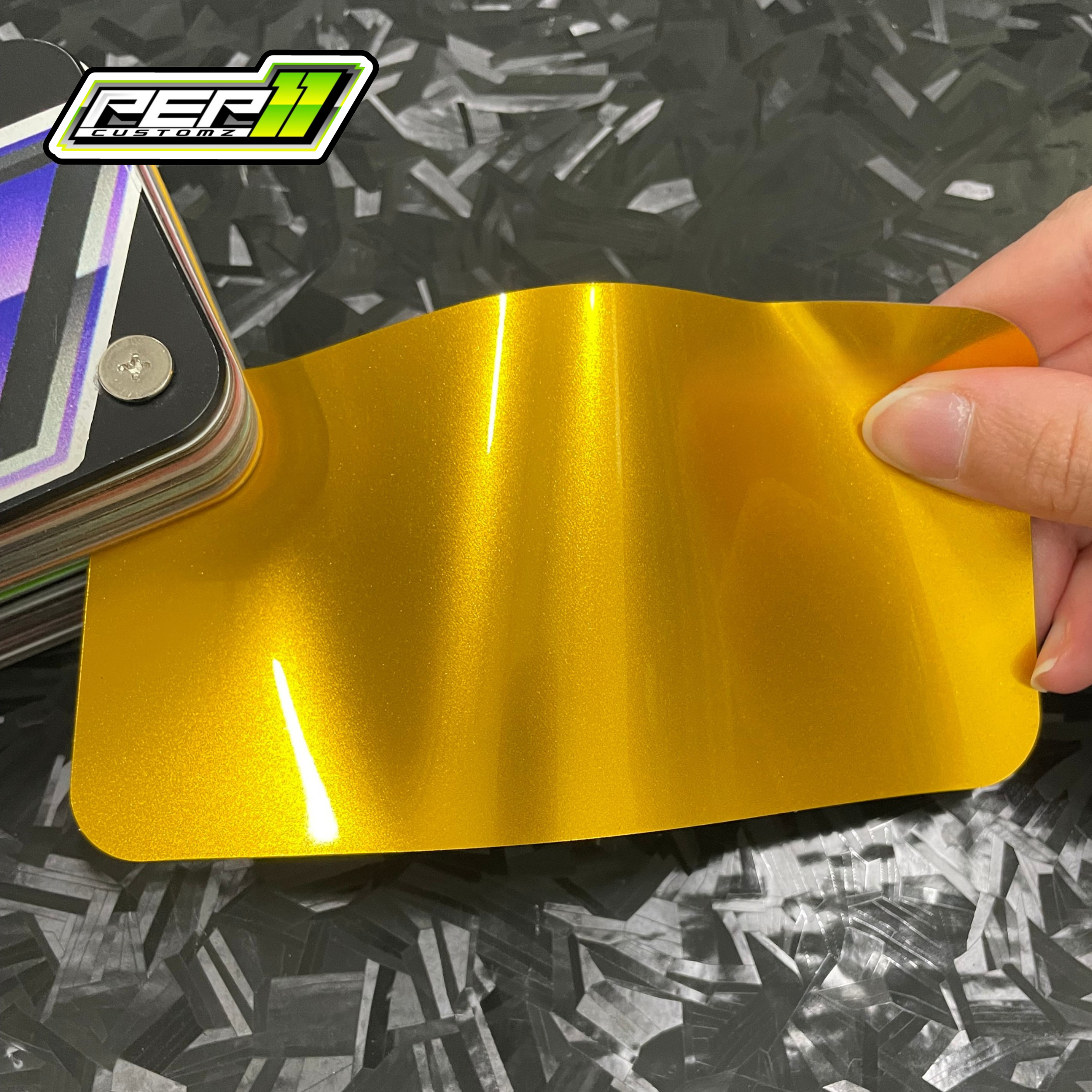 Super Gloss Amber Gold - Pep11customz Vinyl Wrap Material (Price does NOT include installation.)