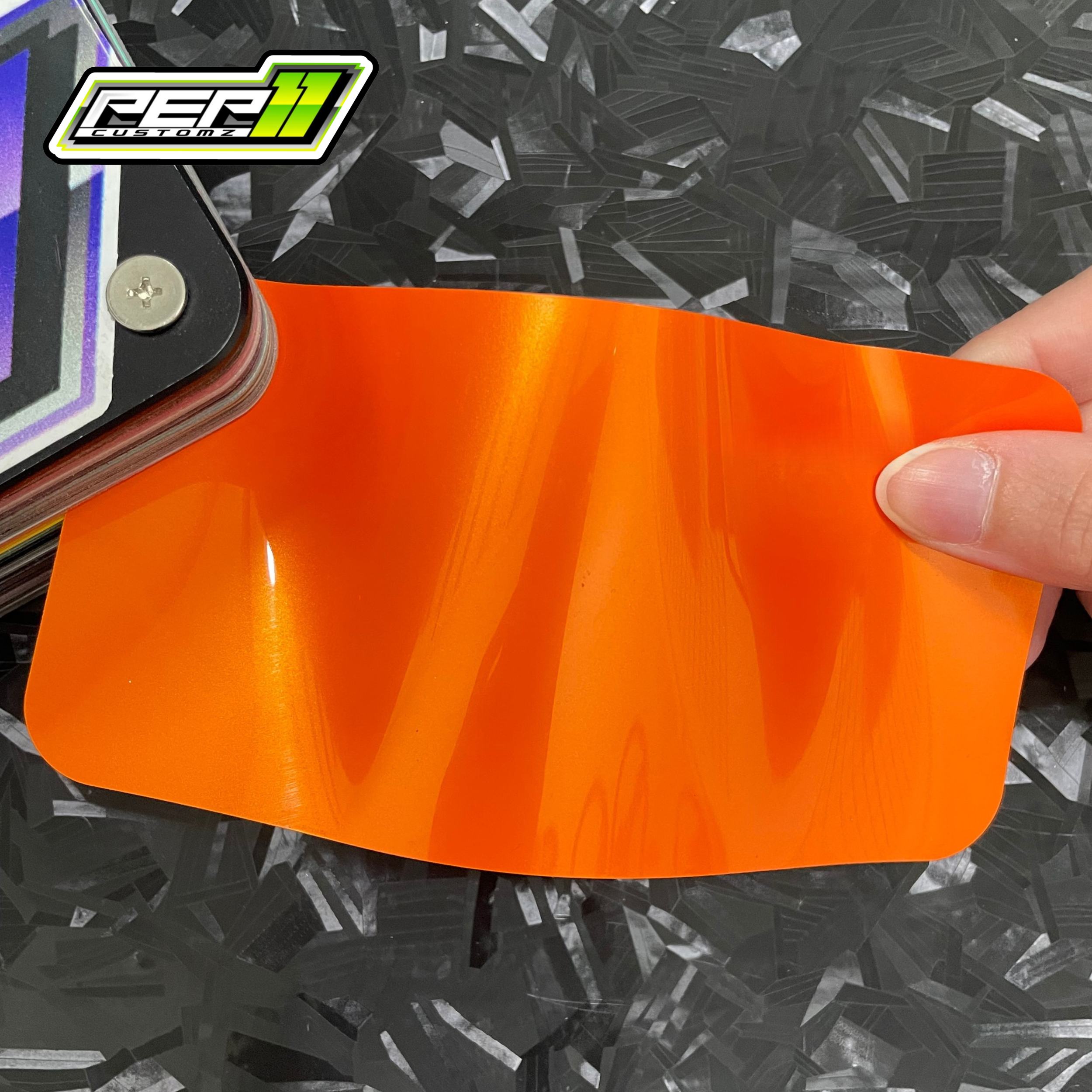 Super Gloss Racing Orange - Pep11customz Vinyl Wrap Material (Price does NOT include installation.)
