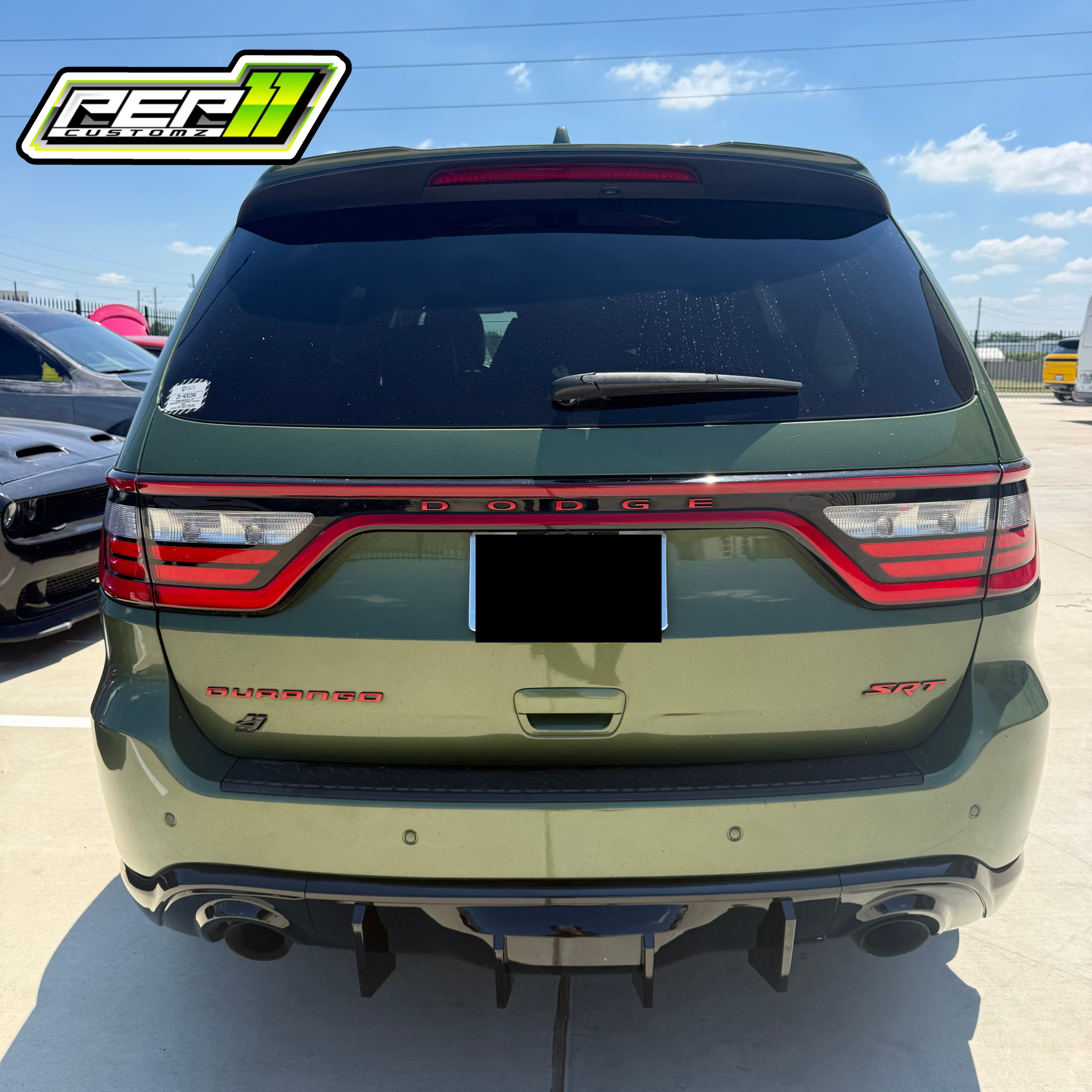 Durango Rear Diffuser Gloss Black