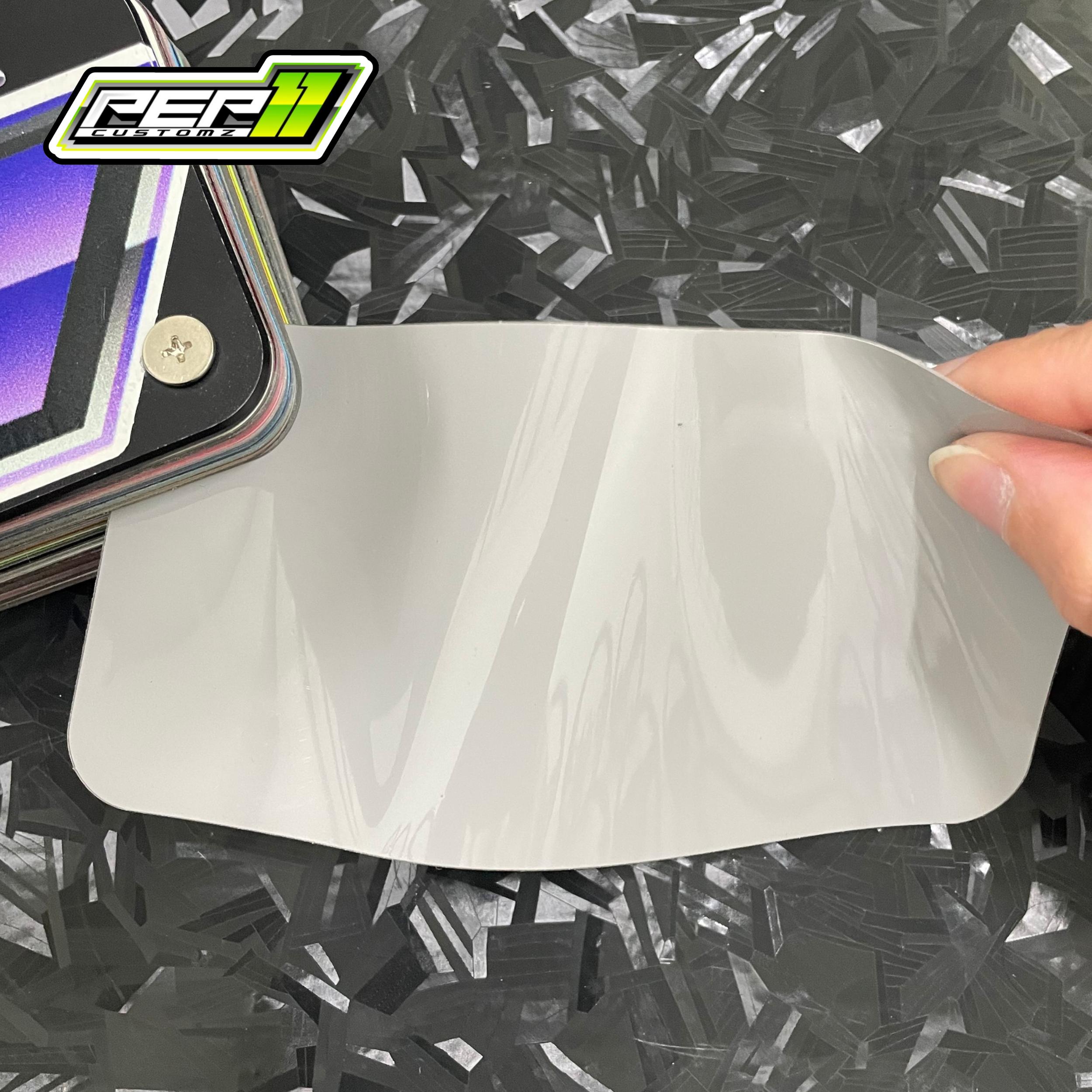 Super Gloss Porsche Chalk Gray - Pep11customz Vinyl Wrap Material (Price does NOT include installation.)