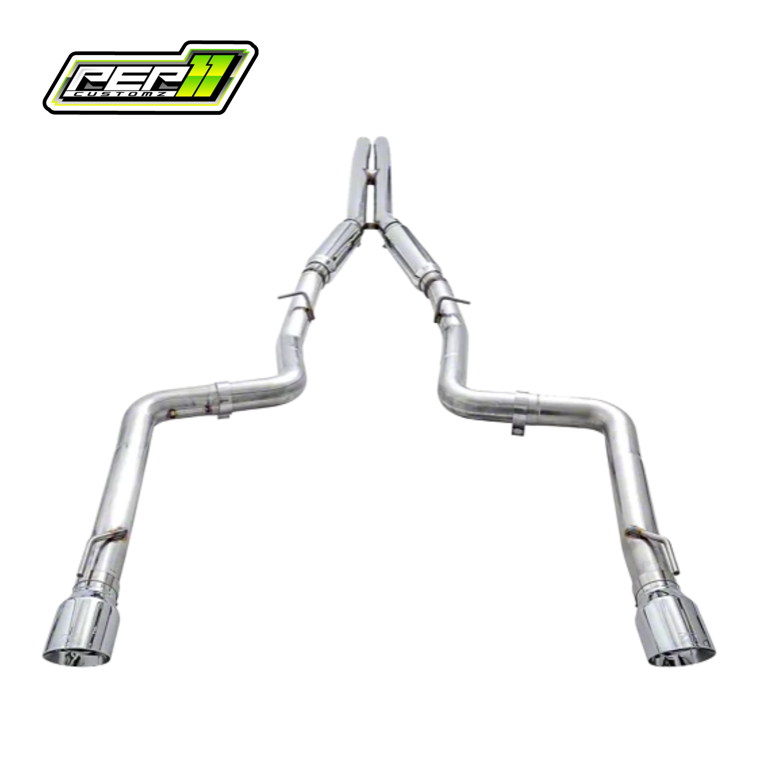 AWE Track Edition Cat-Back Exhaust with Chrome Silver Tips (15-23 6.4L HEMI Charger)