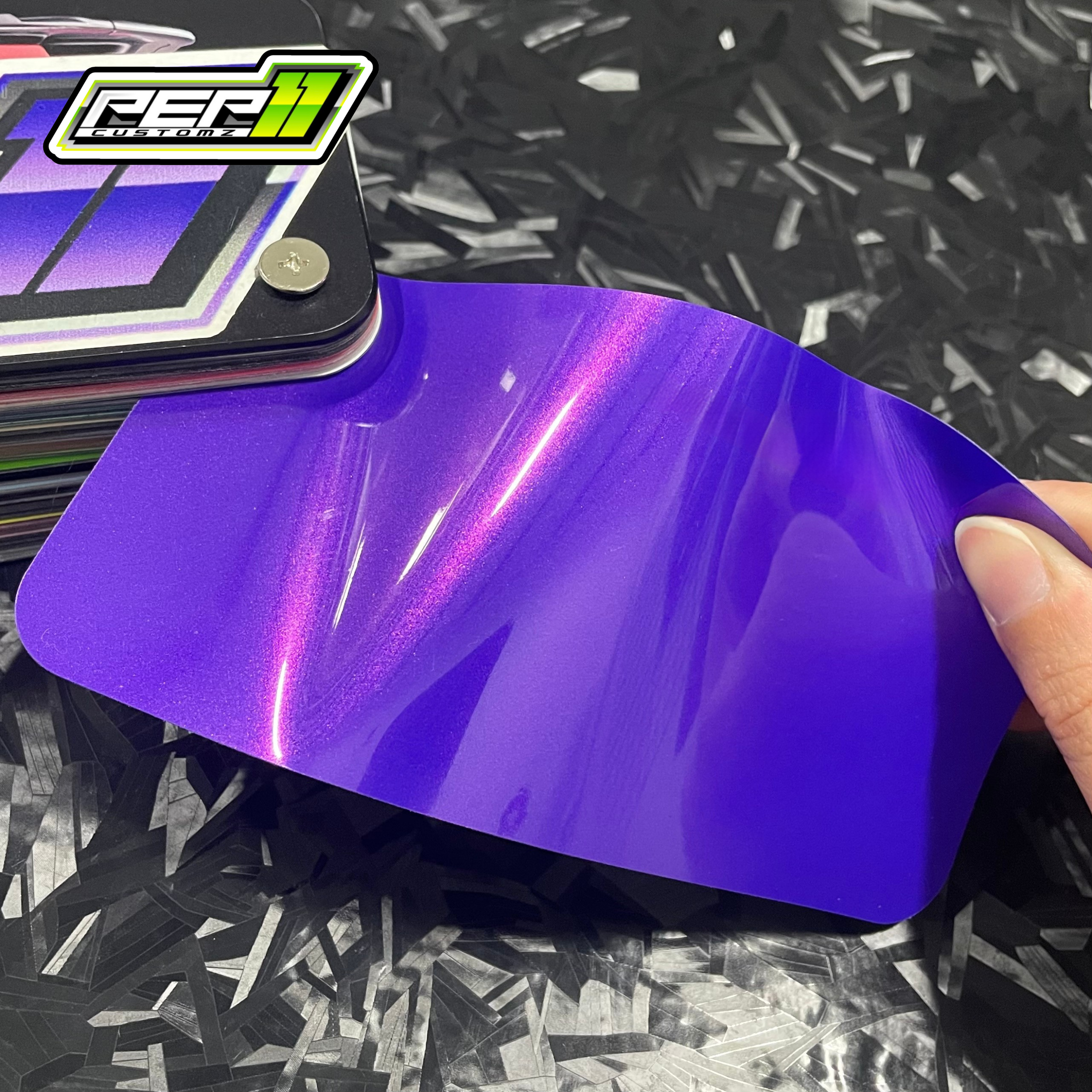 Super Gloss Lamborghini Stunning Purple - Pep11customz Vinyl Wrap Material