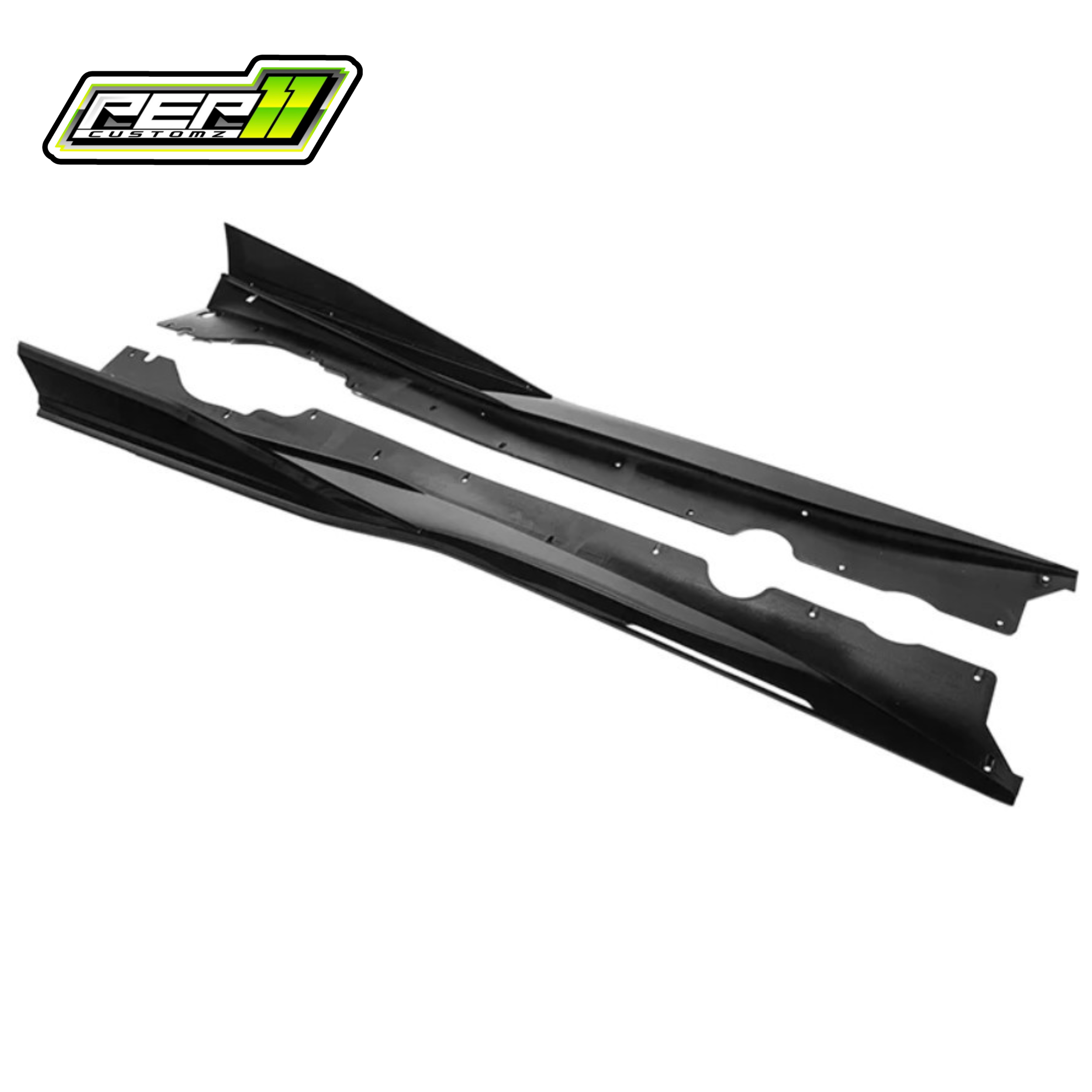 Corvette C8 V3 Side Skirts Gloss black