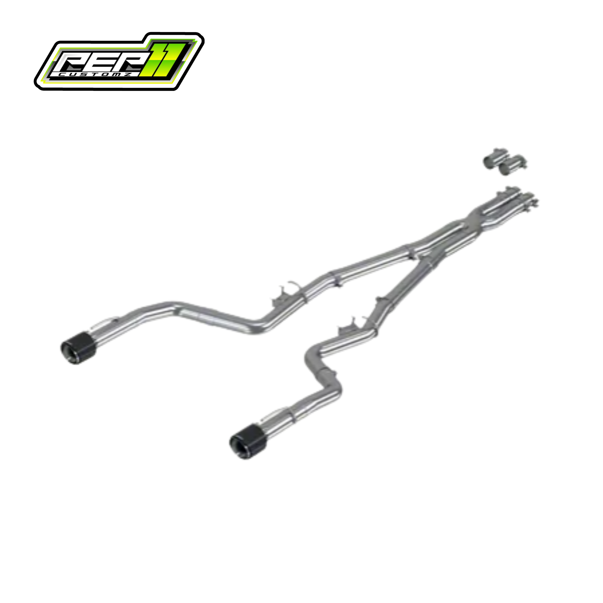 MBRP Armor Pro Cat-Back Exhaust with Carbon Fiber Tips (15-23 6.2L HEMI Charger w/ MDS Valves)