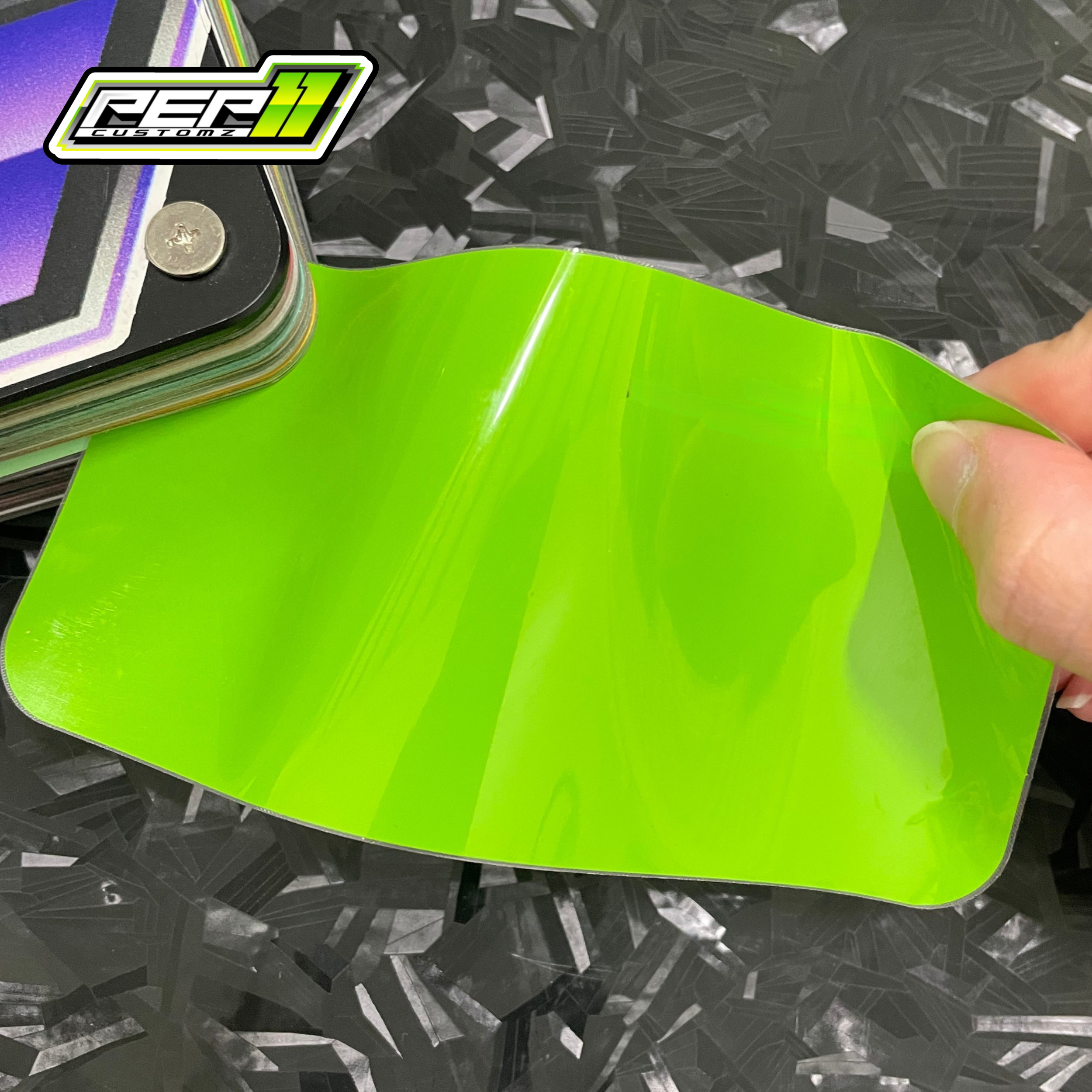 Super Gloss Porsche Lizard Green - Pep11customz Vinyl Wrap Material (Price does NOT include installation.)