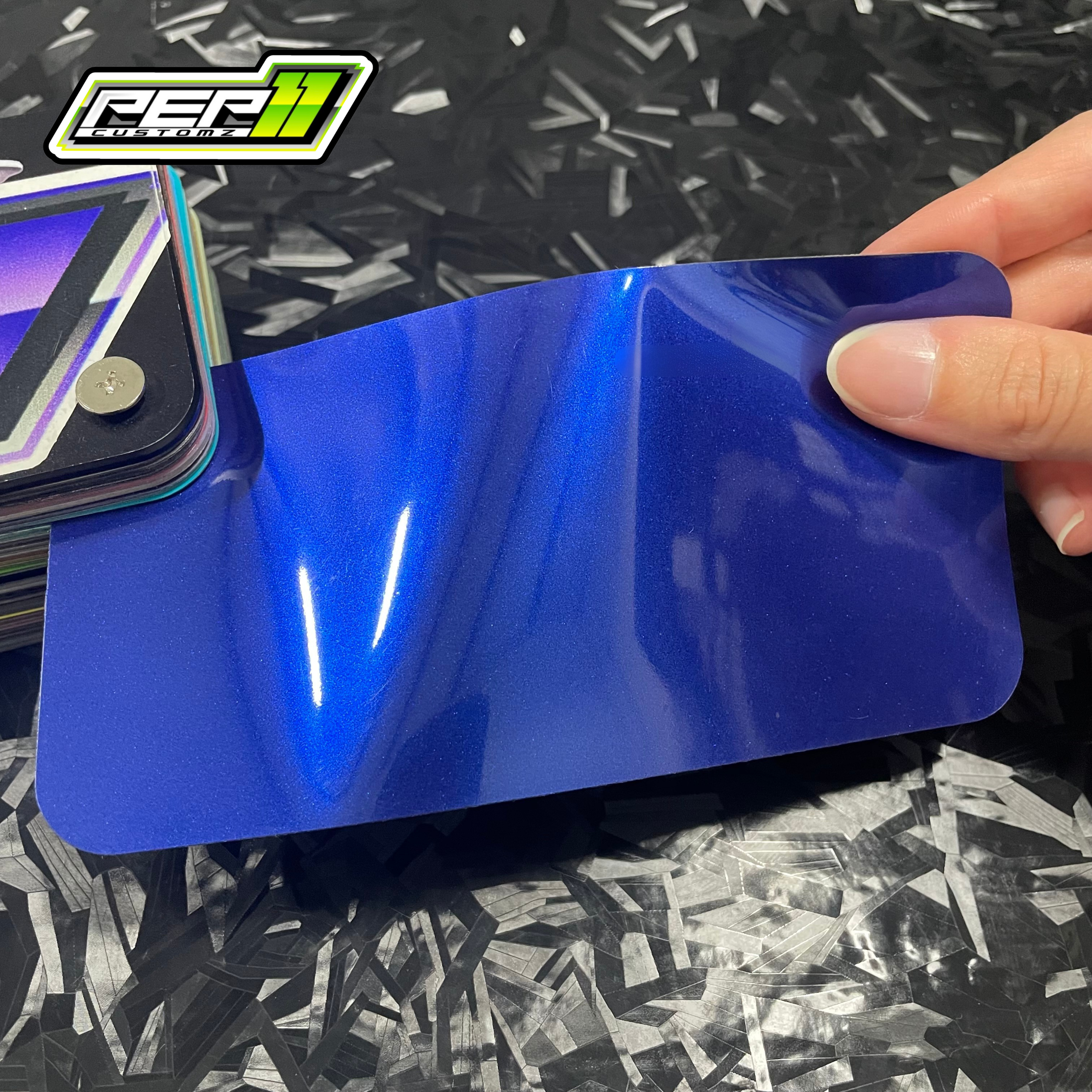 Super Gloss Blueberry Metallic - Pep11customz Vinyl Wrap Material (Price does NOT include installation.)