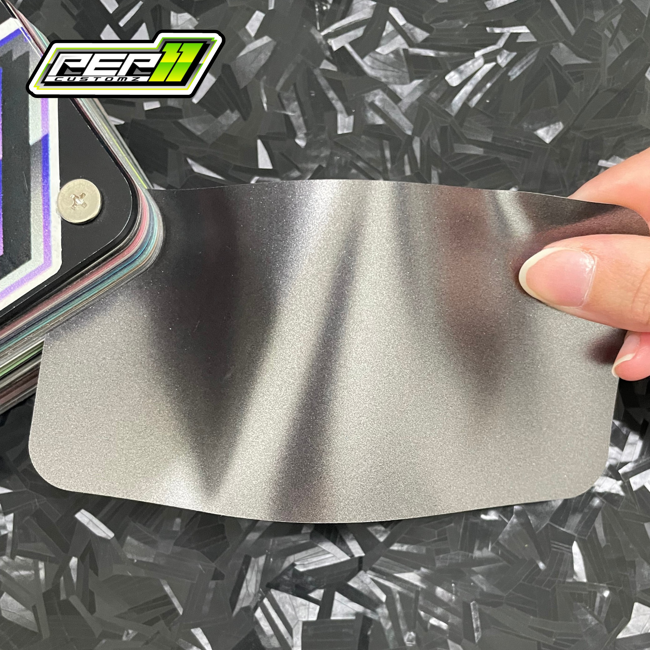 AMG Matte Gray- Pep11customz Vinyl Wrap Material (Price does NOT include installation.)