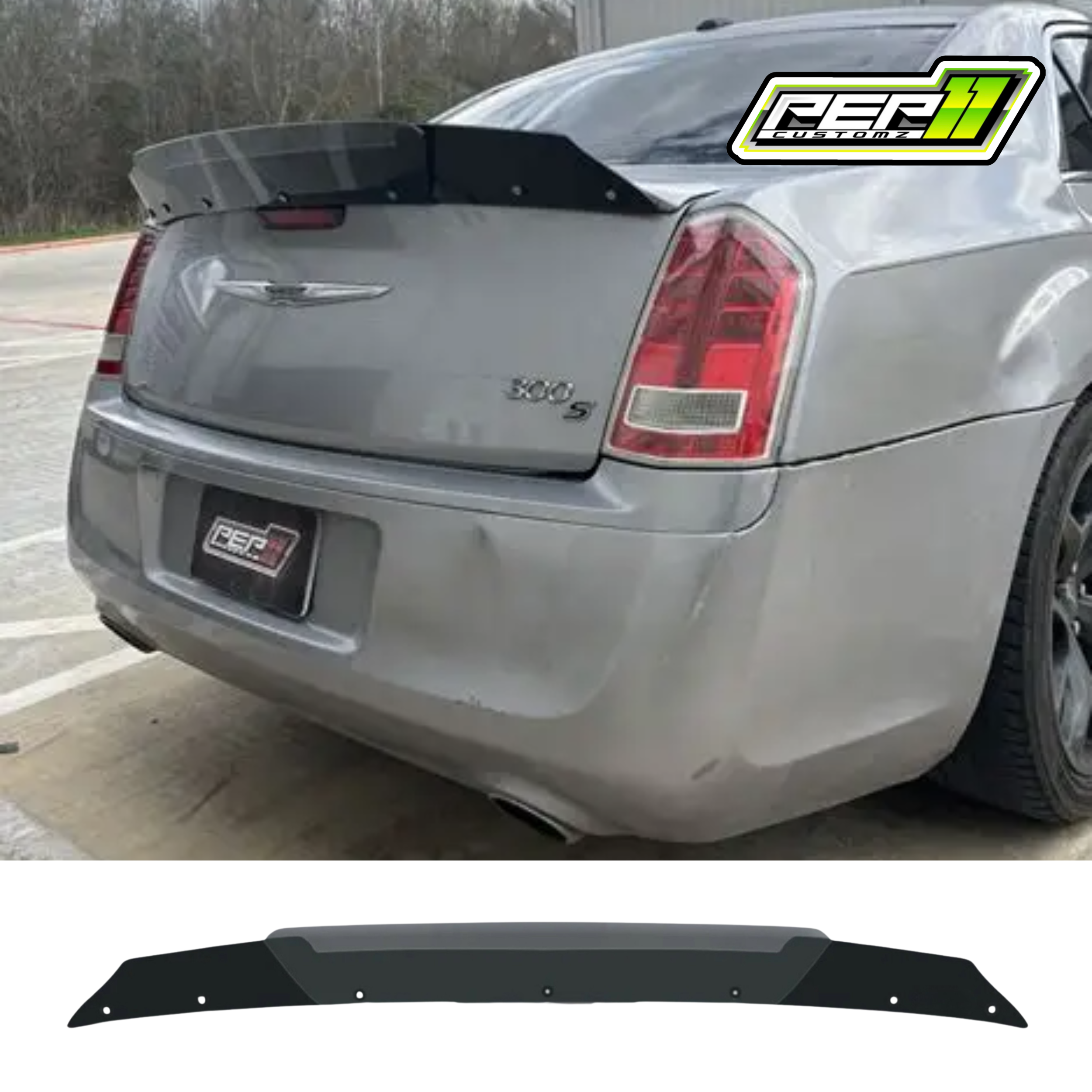 Chrysler 300 Wickerbill addon for Pre-existing Spoiler