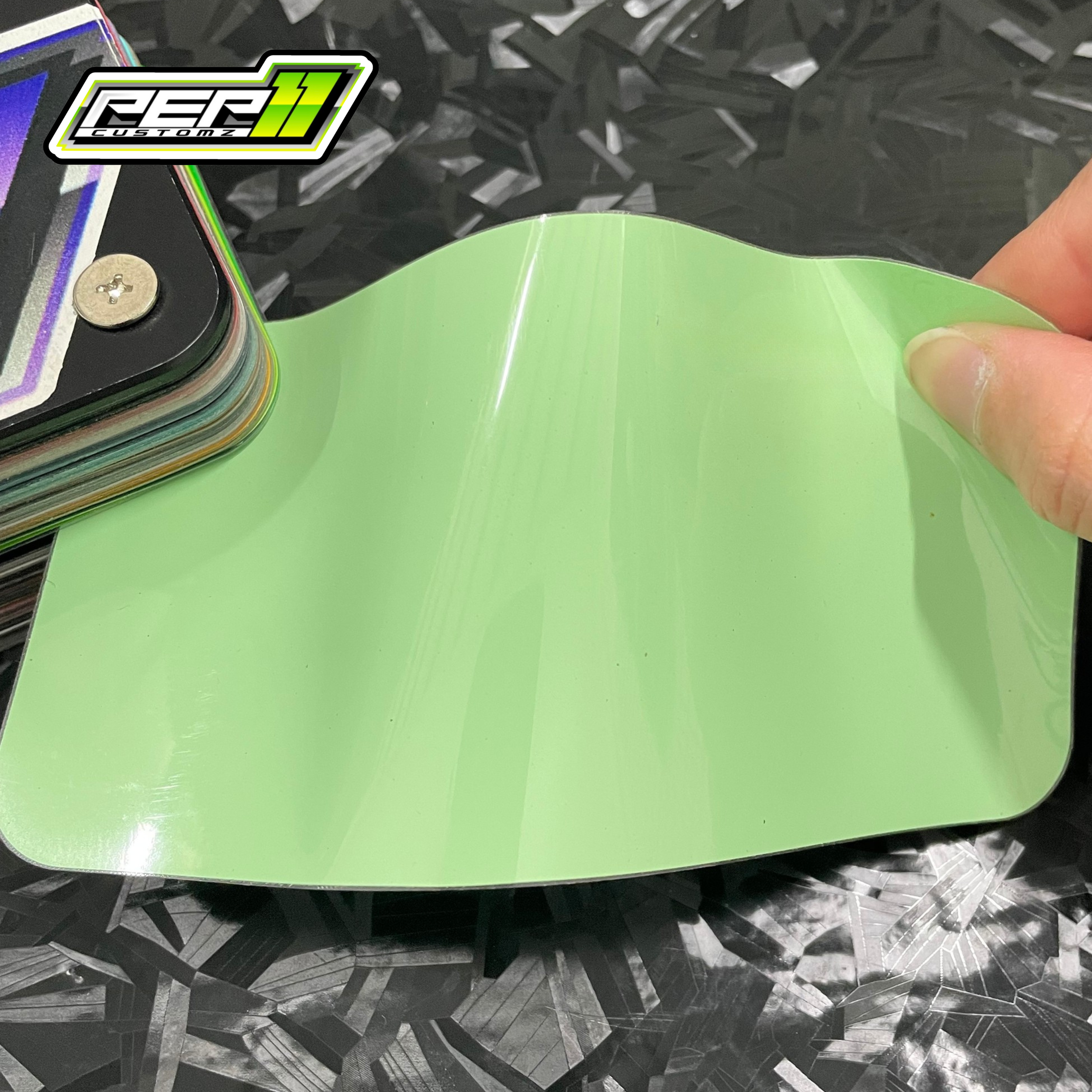 Super Gloss MINI Avacado Green - Pep11customz Vinyl Wrap Material (Price does NOT include installation.)