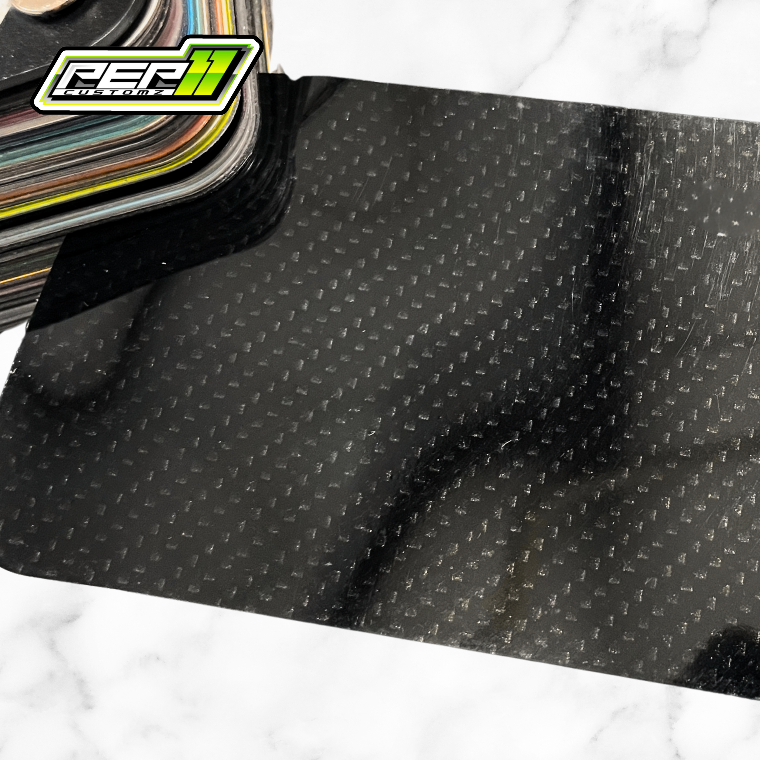 6D Ultra Carbon Fiber Black Gold - Pep11customz Vinyl Wrap Material (Price does NOT include installation.)