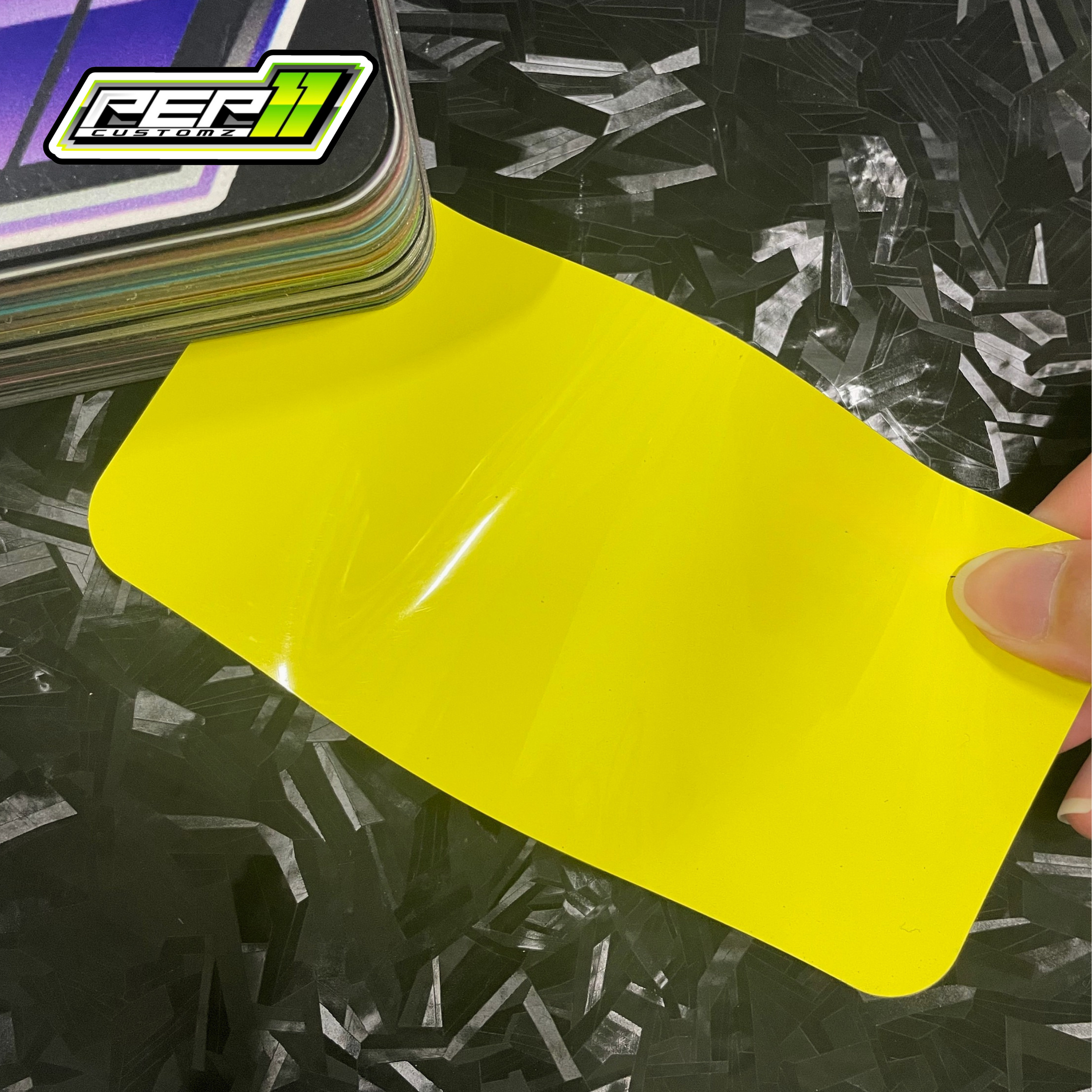 Super Gloss Lemon Yellow - Pep11customz Vinyl Wrap Material (Price does NOT include installation.)
