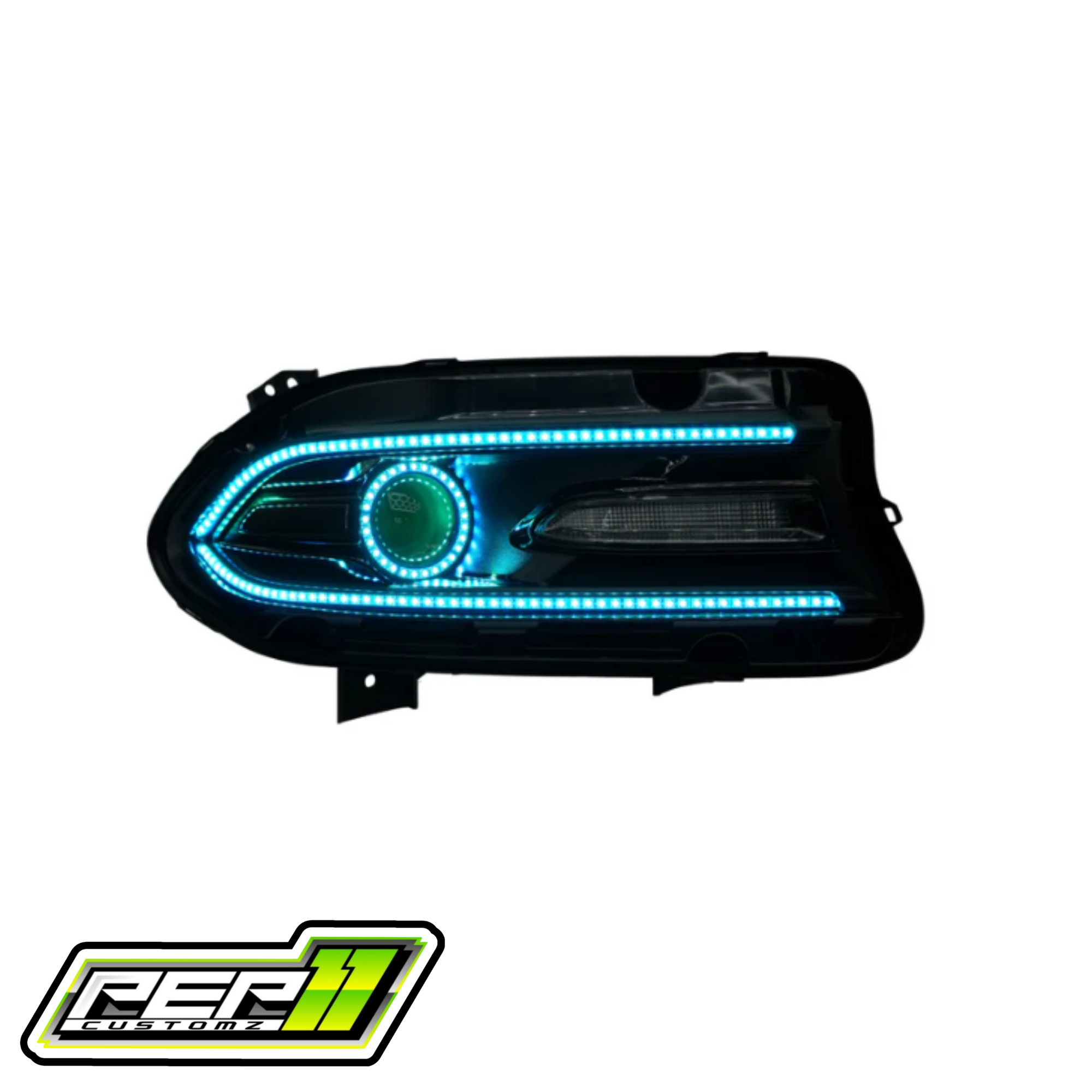 Dodge Charger: Multicolor Series Halo Headlights (2015–2023)