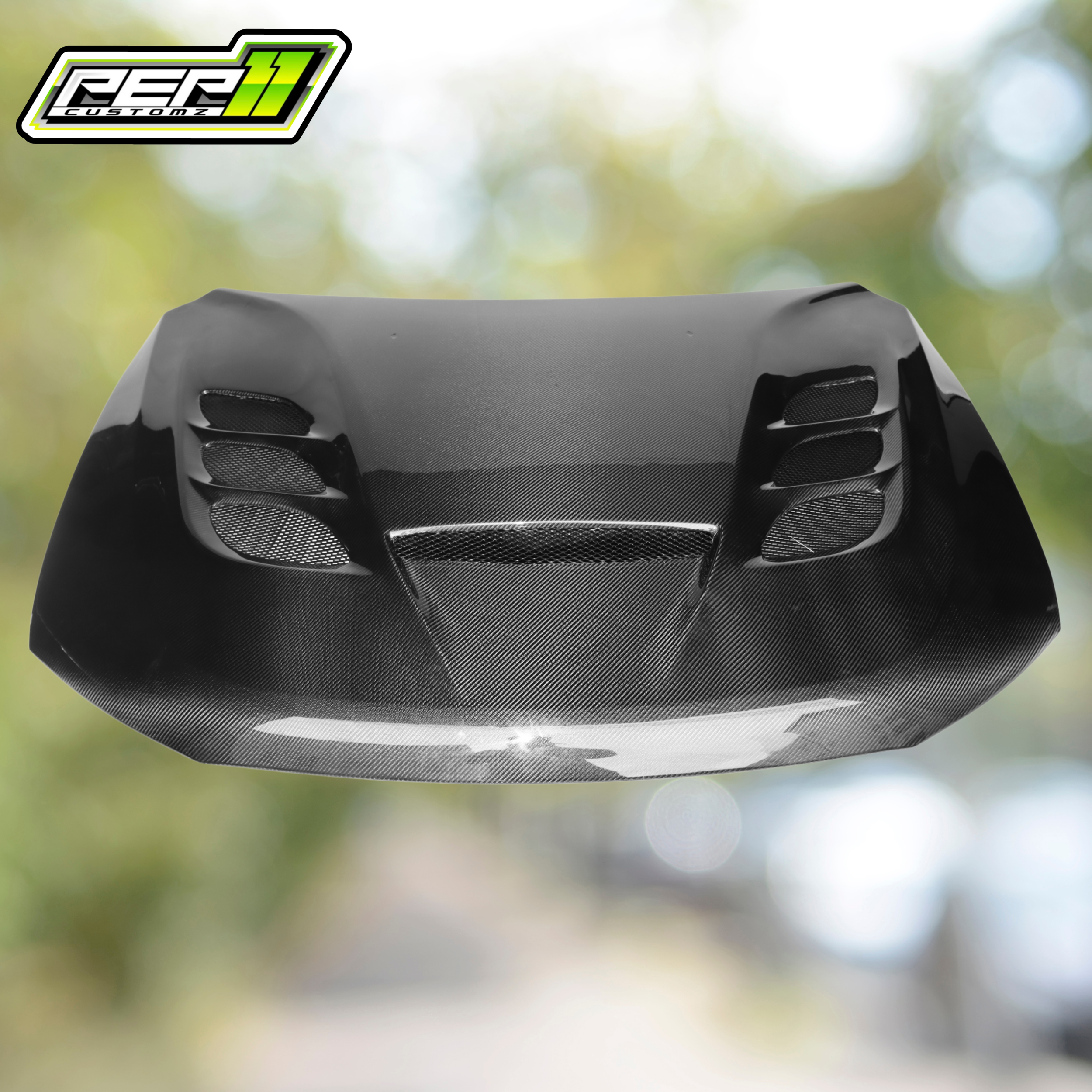 Durango Carbon Fiber Viper / Terminator Style Hood 2011-23 *WE DO NOT SHIP HOODS OR BUMPERS; PICKUP FROM OUR SHOP LOCATIONS ONLY*
