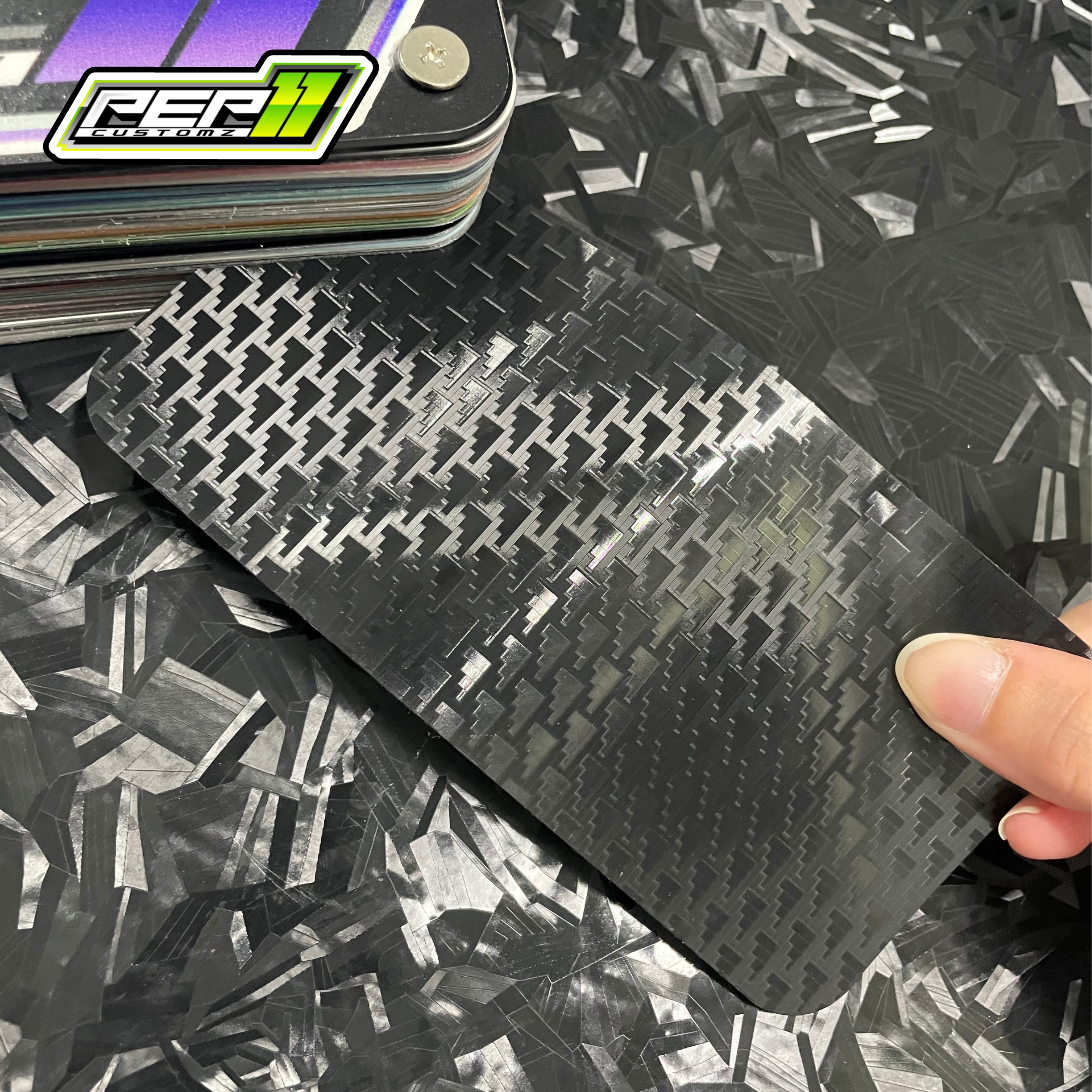 *  Aircraft Carbon Fiber Pattern - Pep11customz Vinyl Wrap Material (Price does NOT include installation.)