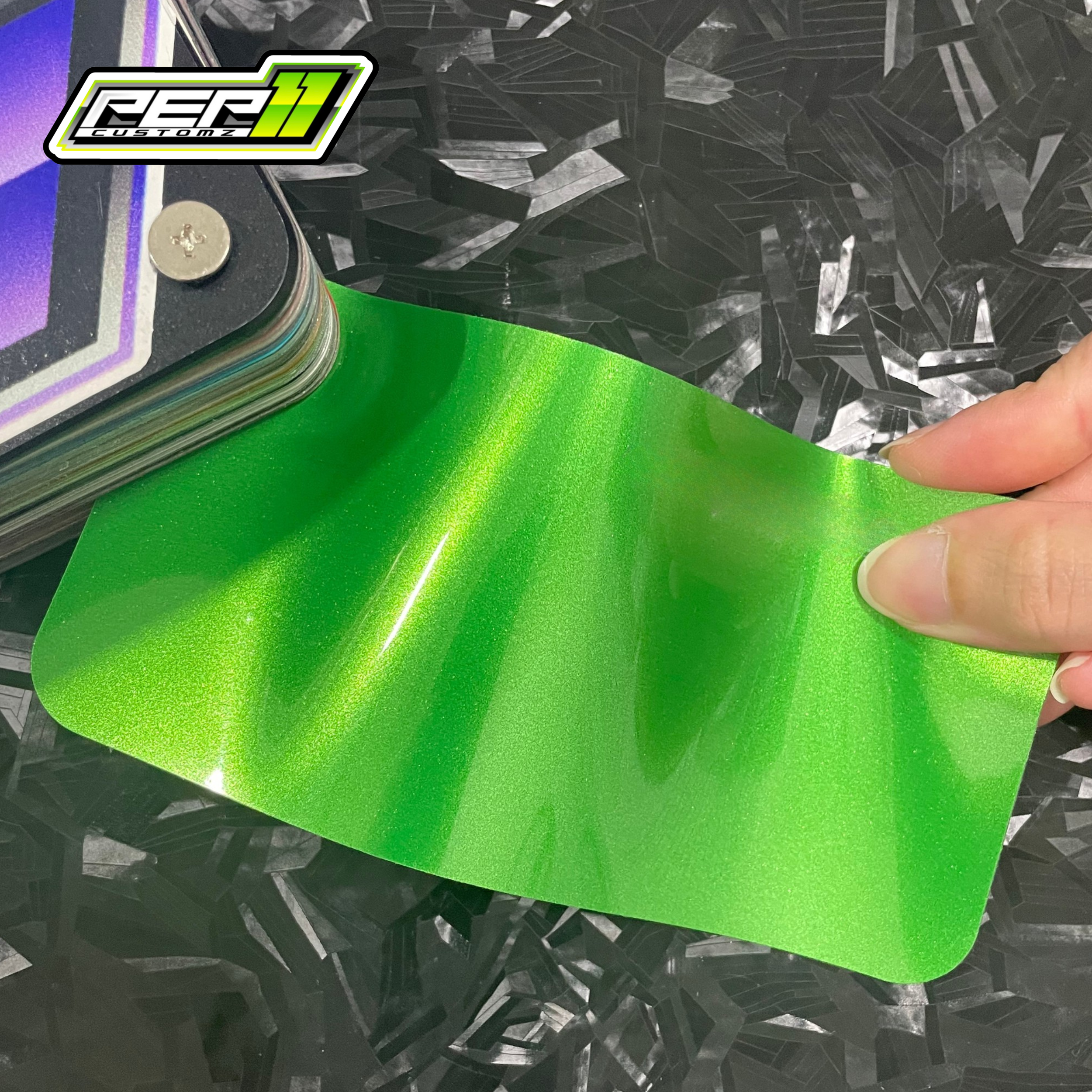 Super Gloss AMG GT Green Hell Magno - Pep11customz Vinyl Wrap Material (Price does NOT include installation.)