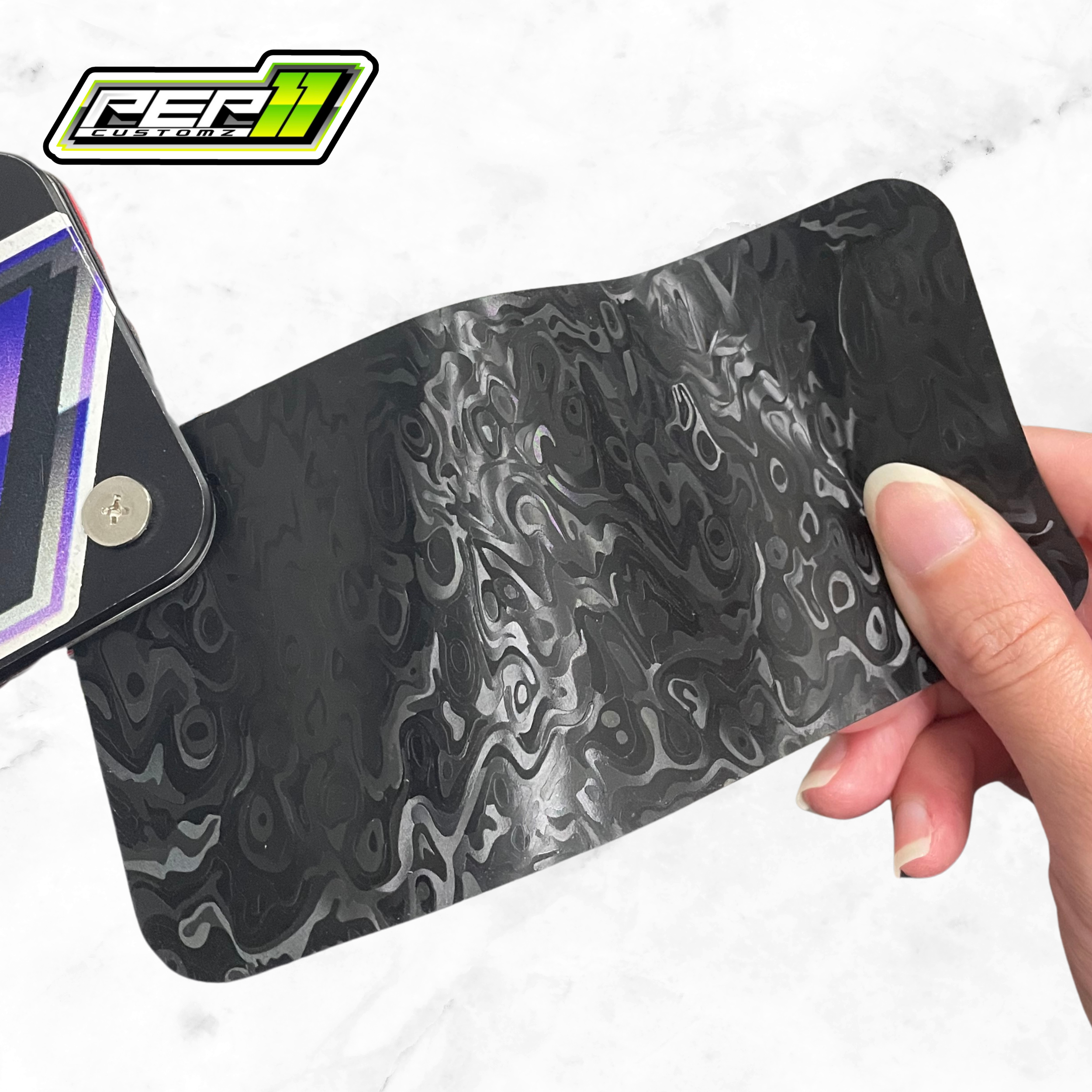 Ghost Carbon Fiber Black - Pep11customz Vinyl Wrap Material (Price does NOT include installation.)