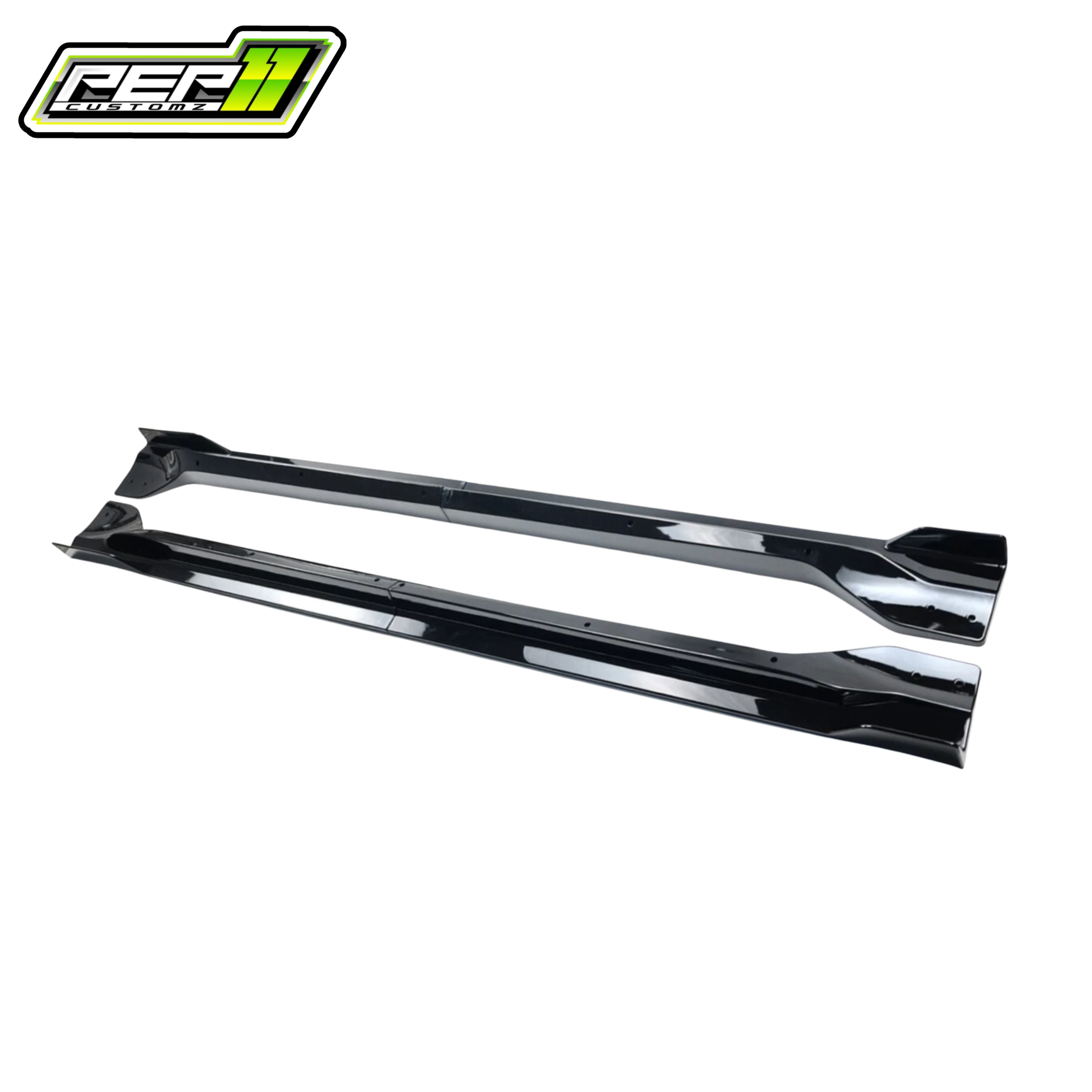 Jeep Grand Cherokee Side Skirts Gloss Black 2 Pc