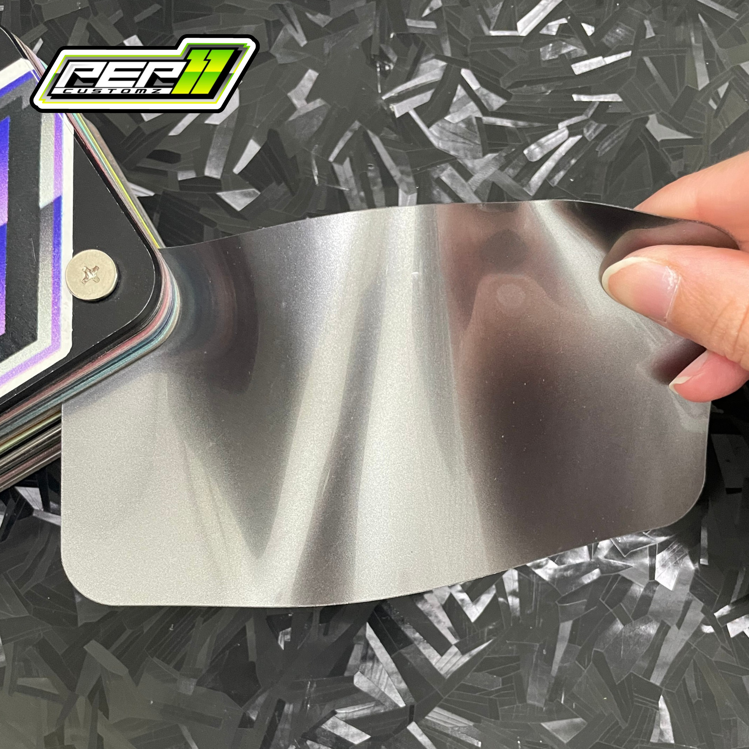 *  Super Gloss Porsche Agate Gray Metallic - Pep11customz Vinyl Wrap Material (Price does NOT include installation.)