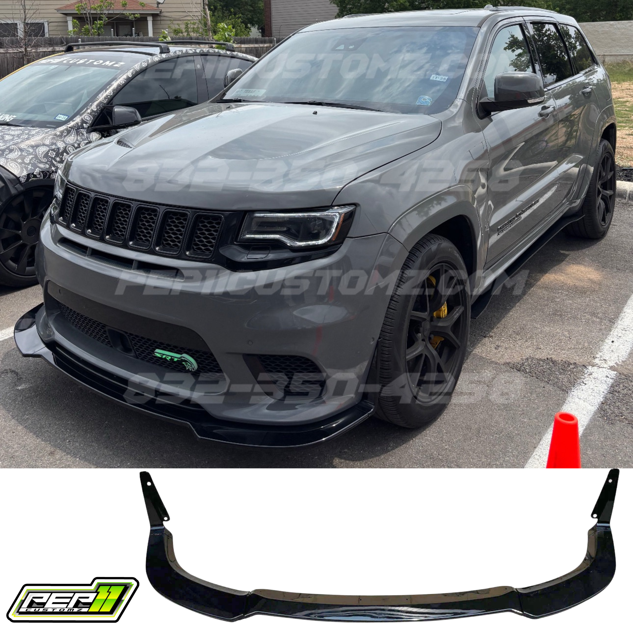 Jeep Trackhawk V2 hellcat Front Lip