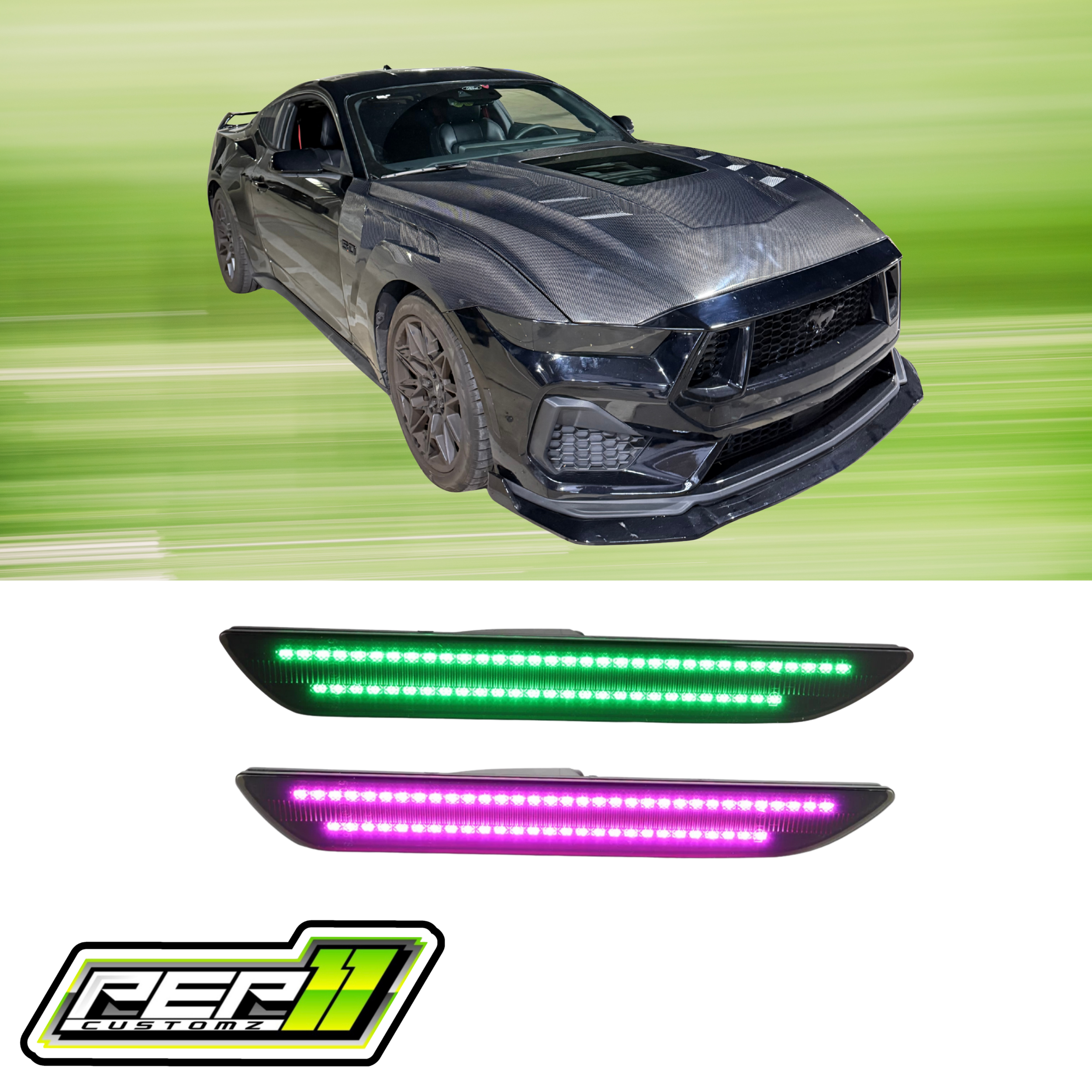 Mustang 2015-2023 RGB Side Marker Reflectors