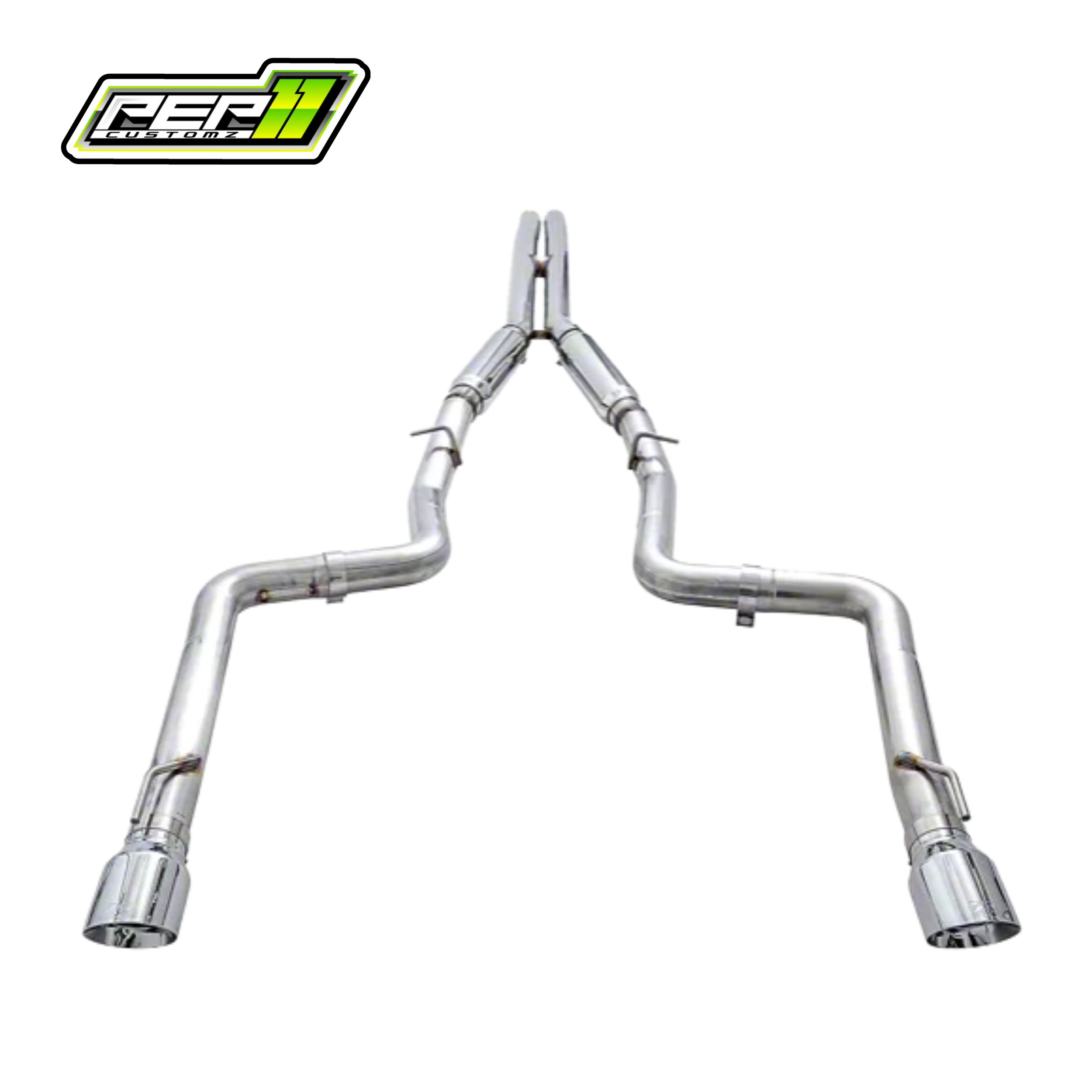 AWE Track Edition Cat-Back Exhaust with Chrome Silver Tips 17-23 5.7L HEMI Charger