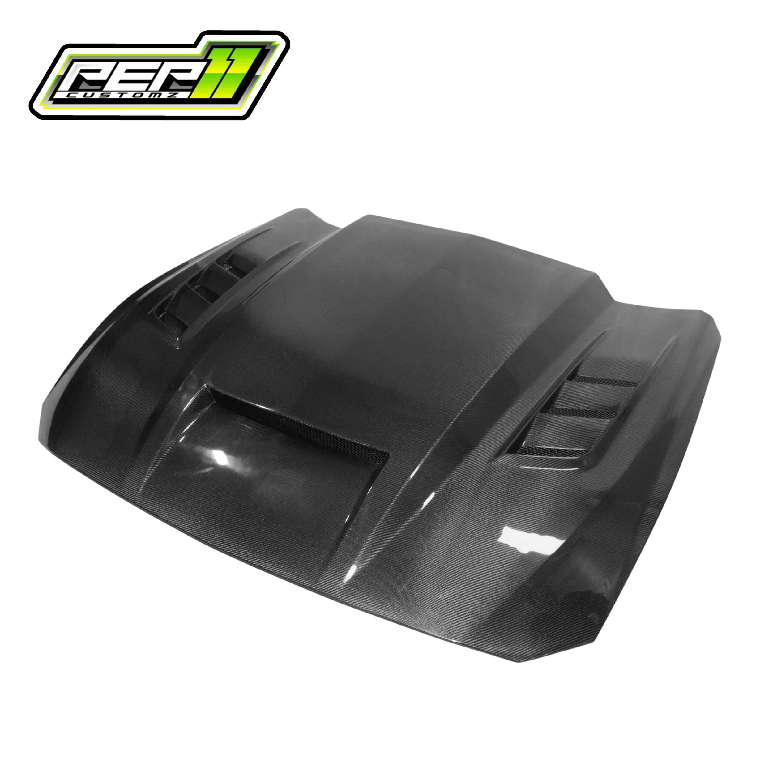 Mustang Carbon Fiber Viper / Terminator Style Hood *WE DO NOT SHIP HOODS OR BUMPERS; PICKUP FROM OUR SHOP LOCATIONS ONLY*