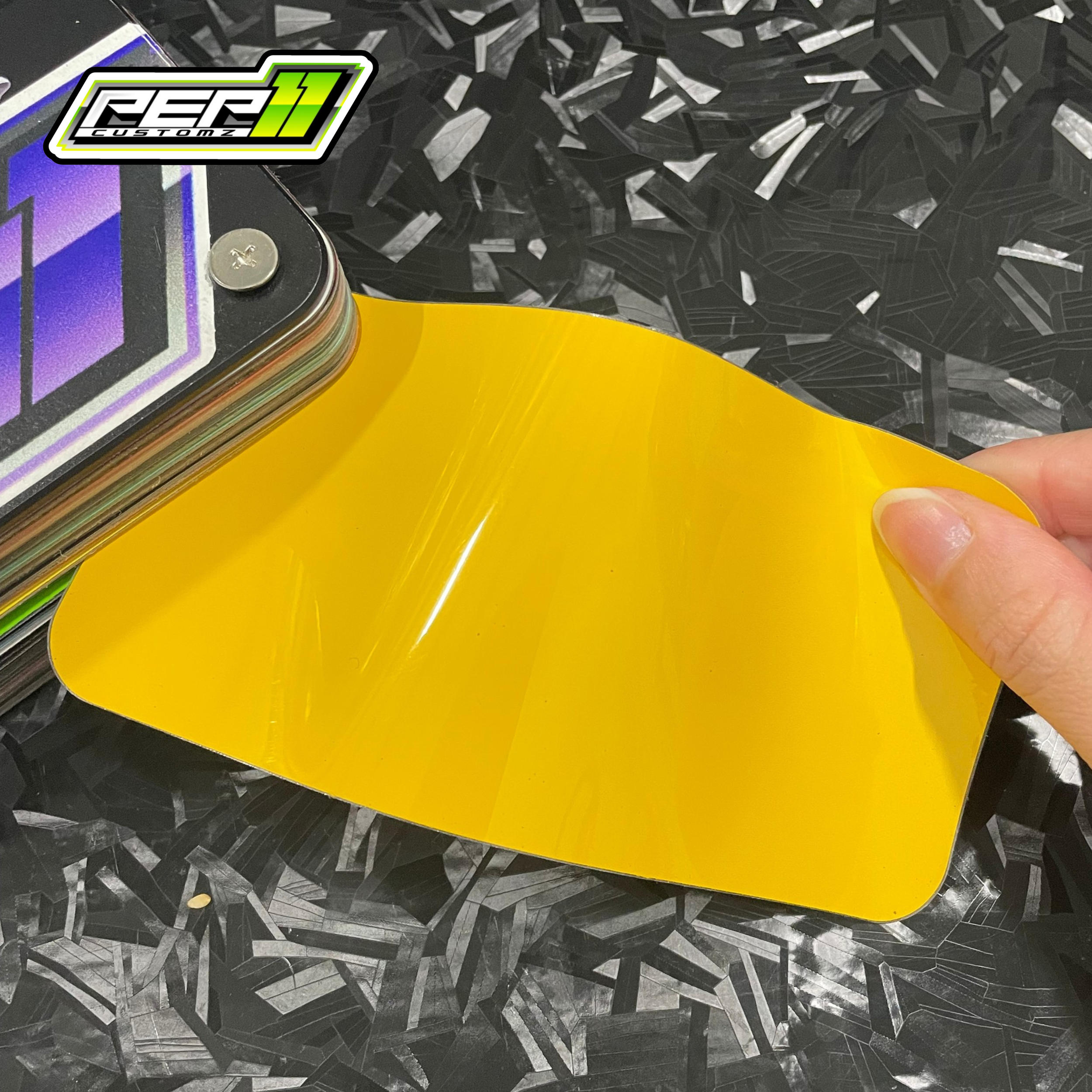 Super Gloss Sunflower Yellow - Pep11customz Vinyl Wrap Material (Price does NOT include installation.)