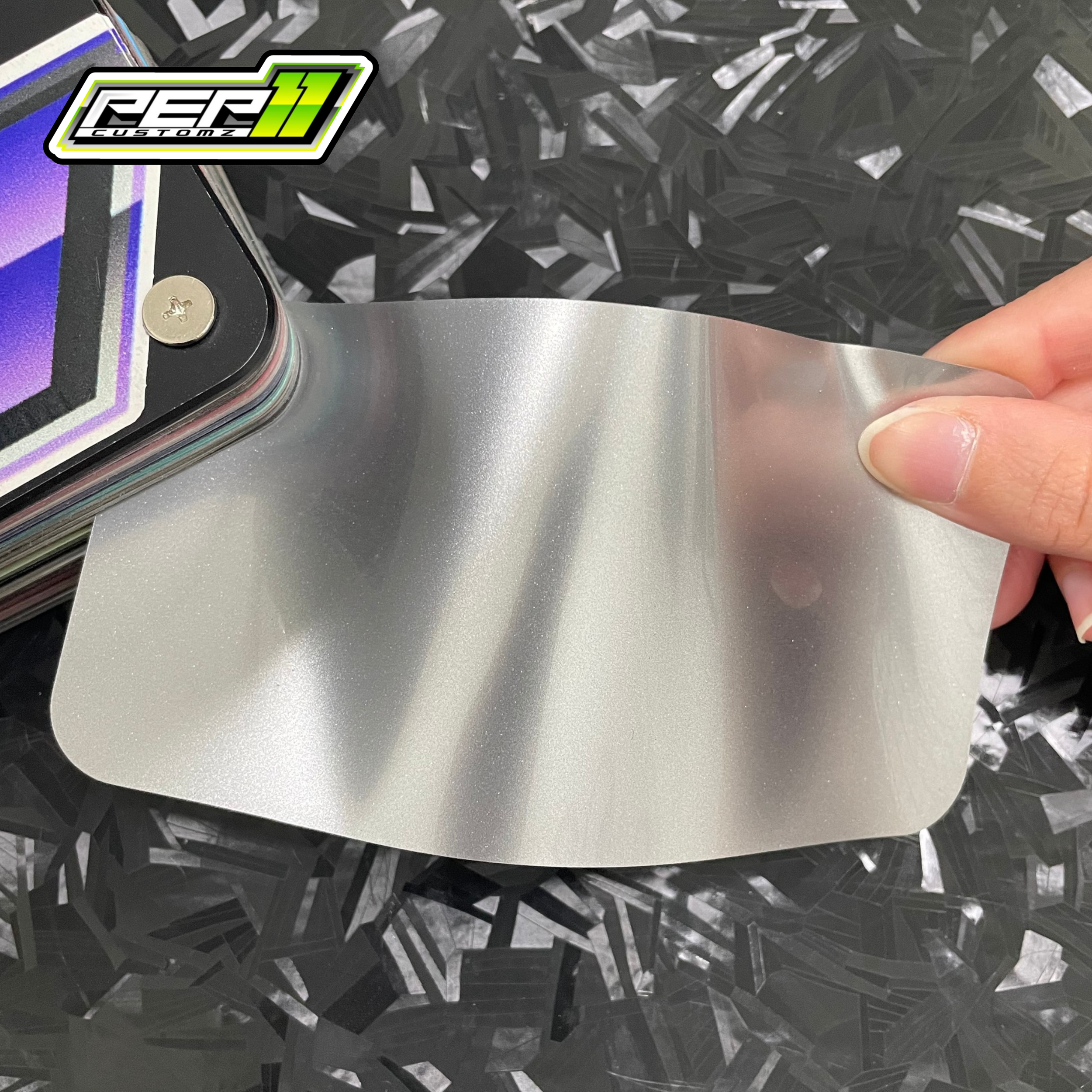Super Gloss Titanium Silver Metallic - Pep11customz Vinyl Wrap Material (Price does NOT include installation.)