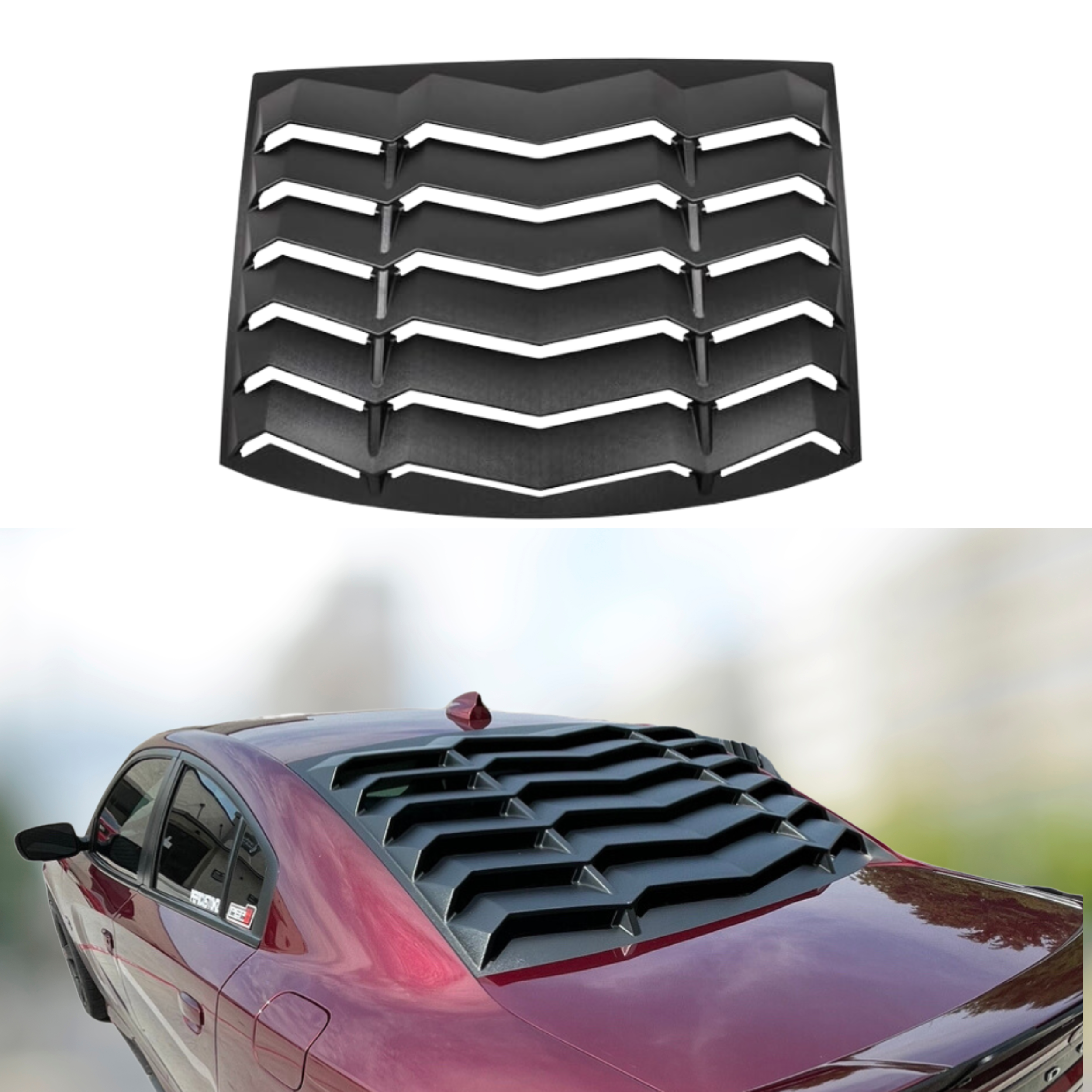 Dodge Charger Rear Window Louver
