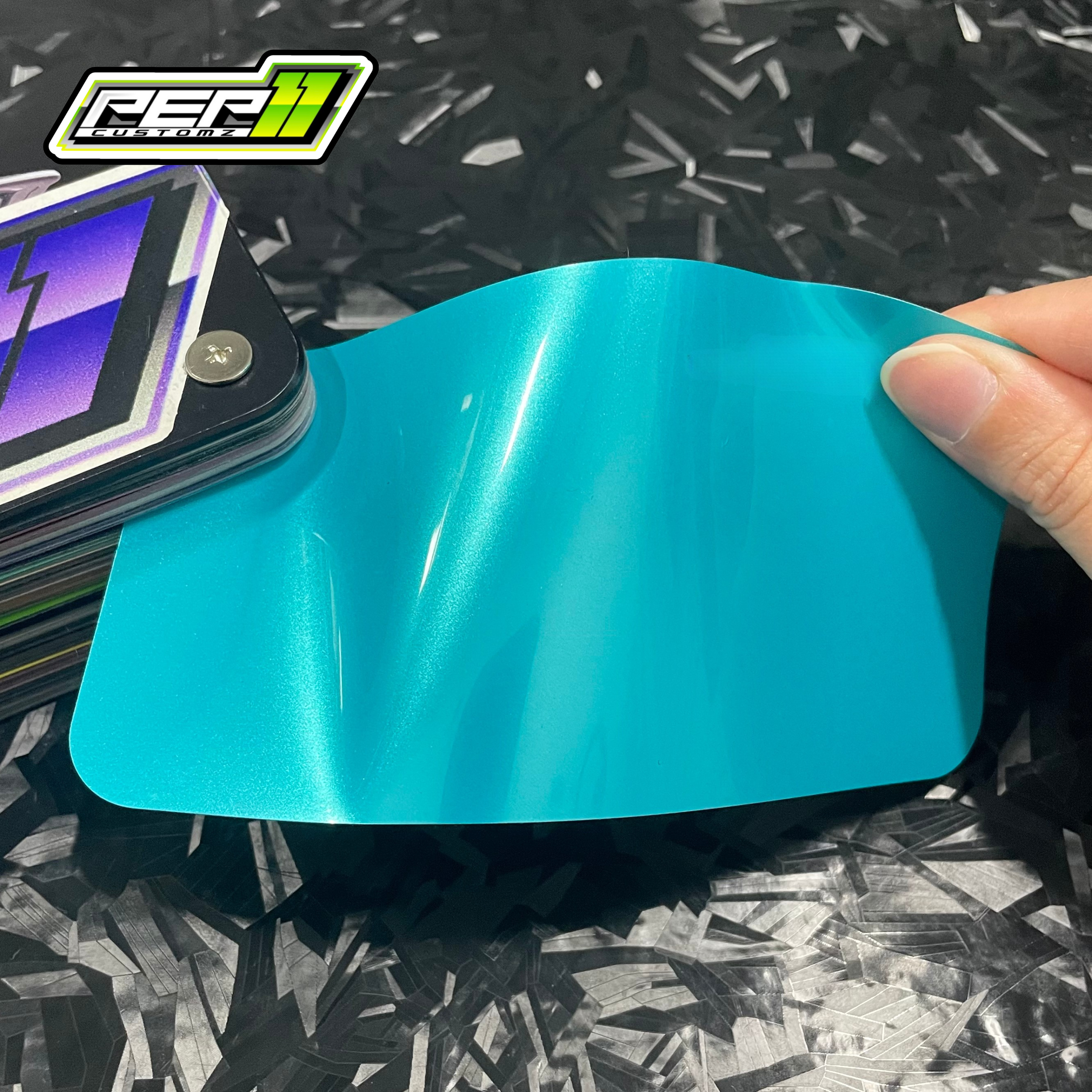 * Super Gloss Lake Blue Metallic - Pep11customz Vinyl Wrap Material (Price does NOT include installation.)