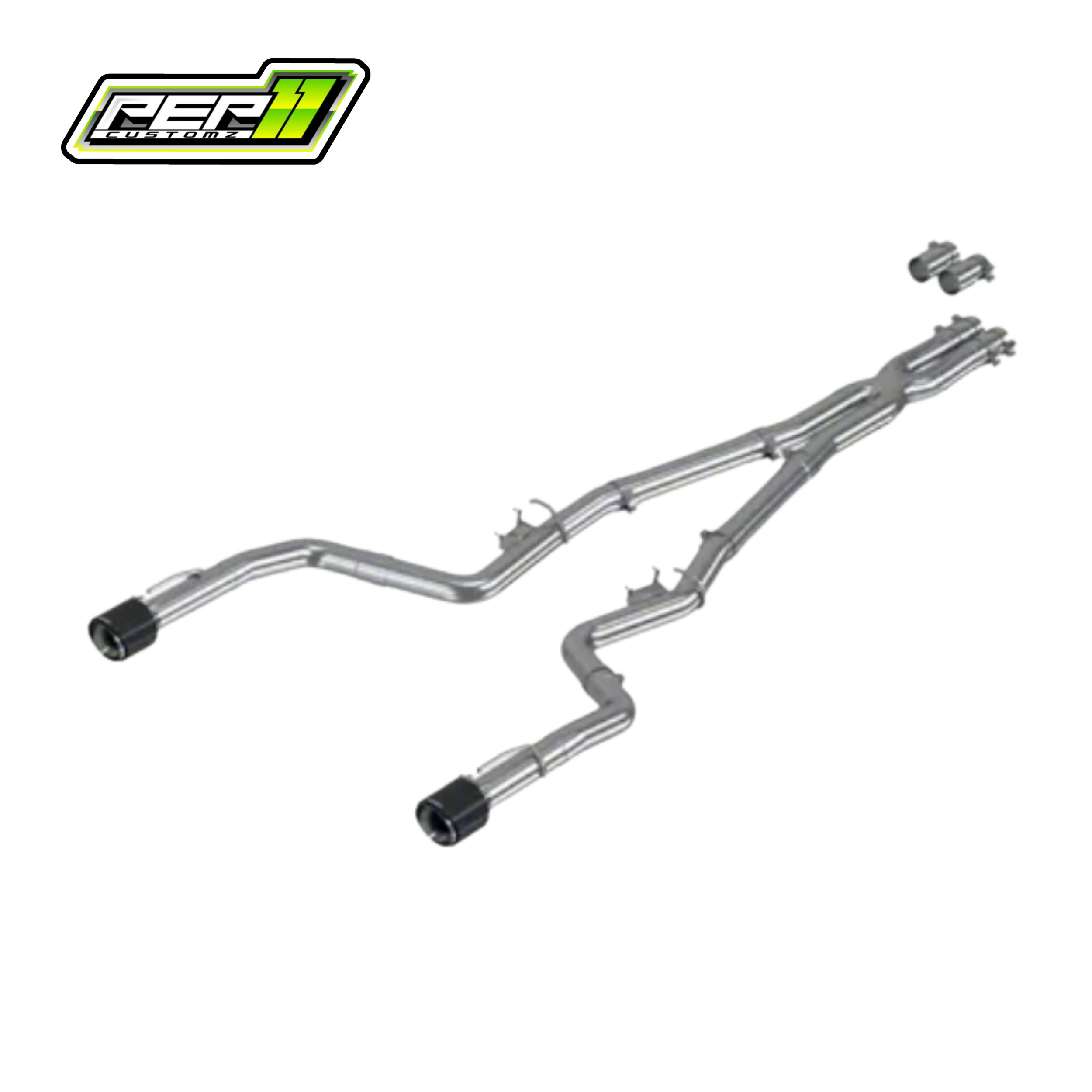MBRP Armor Pro Cat-Back Exhaust with Carbon Fiber Tips (17-23 5.7L HEMI Charger w/ MDS Valves)